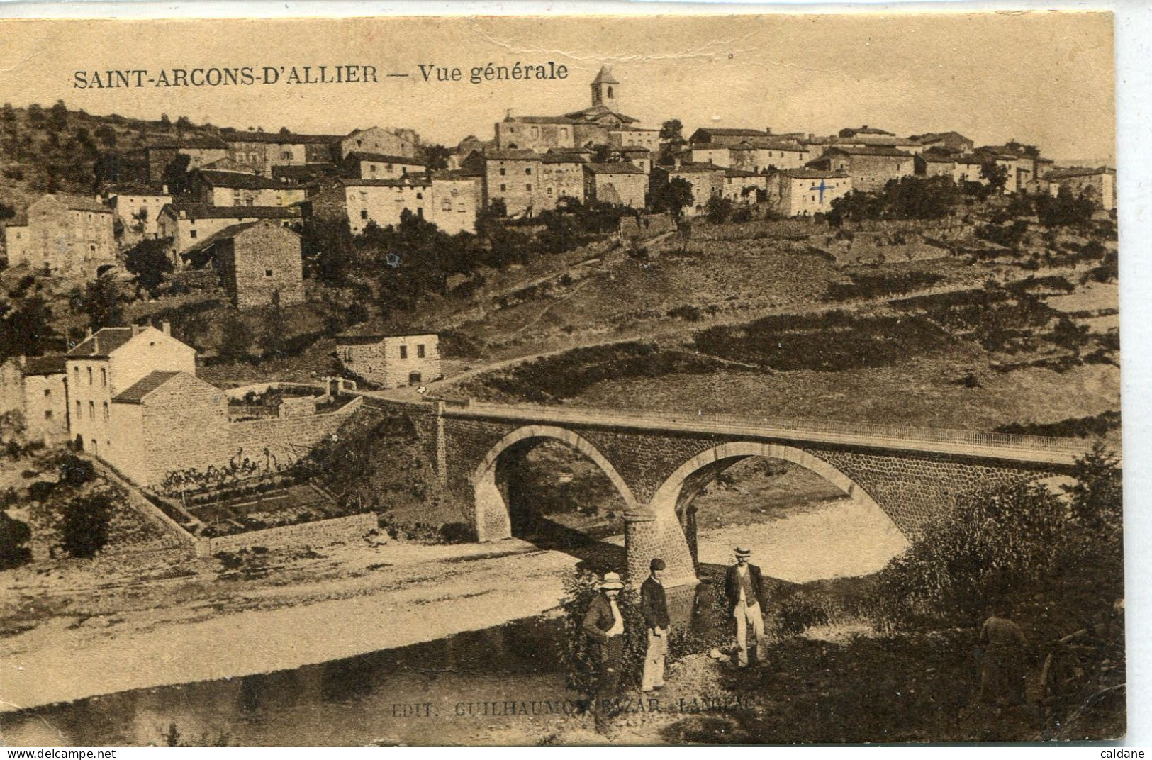 -43-HAUTE-LOIRE .- SAINT-ARCONS-D'ALLIER -  Vue Generale - Autres & Non Classés