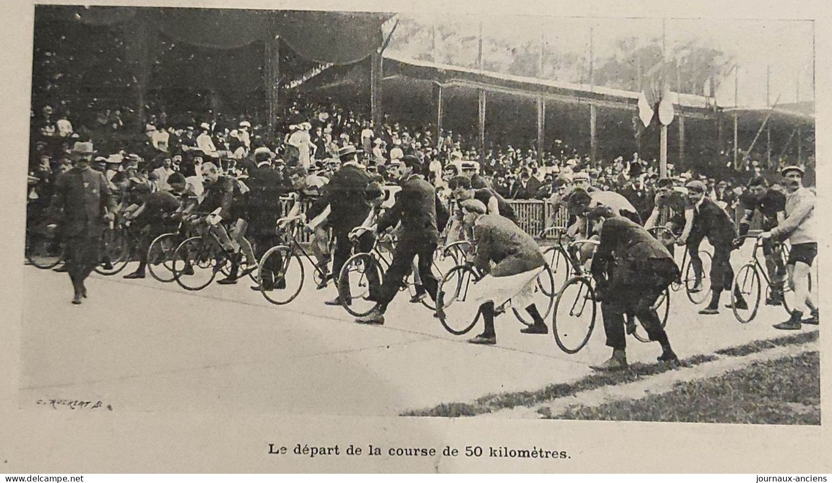 1900 LE MEETING CYCLISTE - Henri DESGRANGE - LES SPORTS À L'EXPOSITION - LES JEUX OLYMPIQUES " LA VIE AU GRAND AIR " - 1900 - 1949