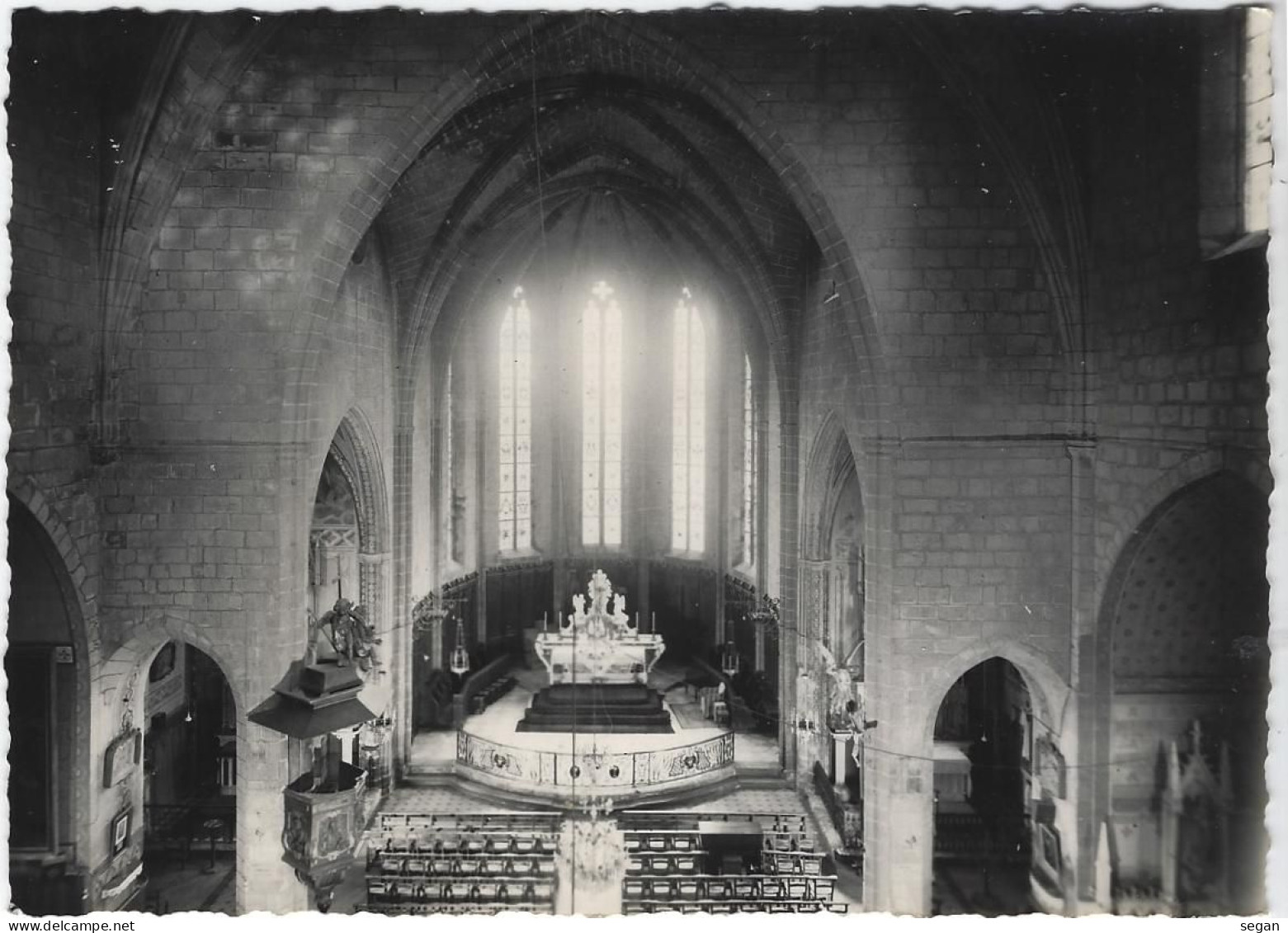 VIAS   INTERIEUR DE L'EGLISE   ANNEE 1958 - Andere & Zonder Classificatie