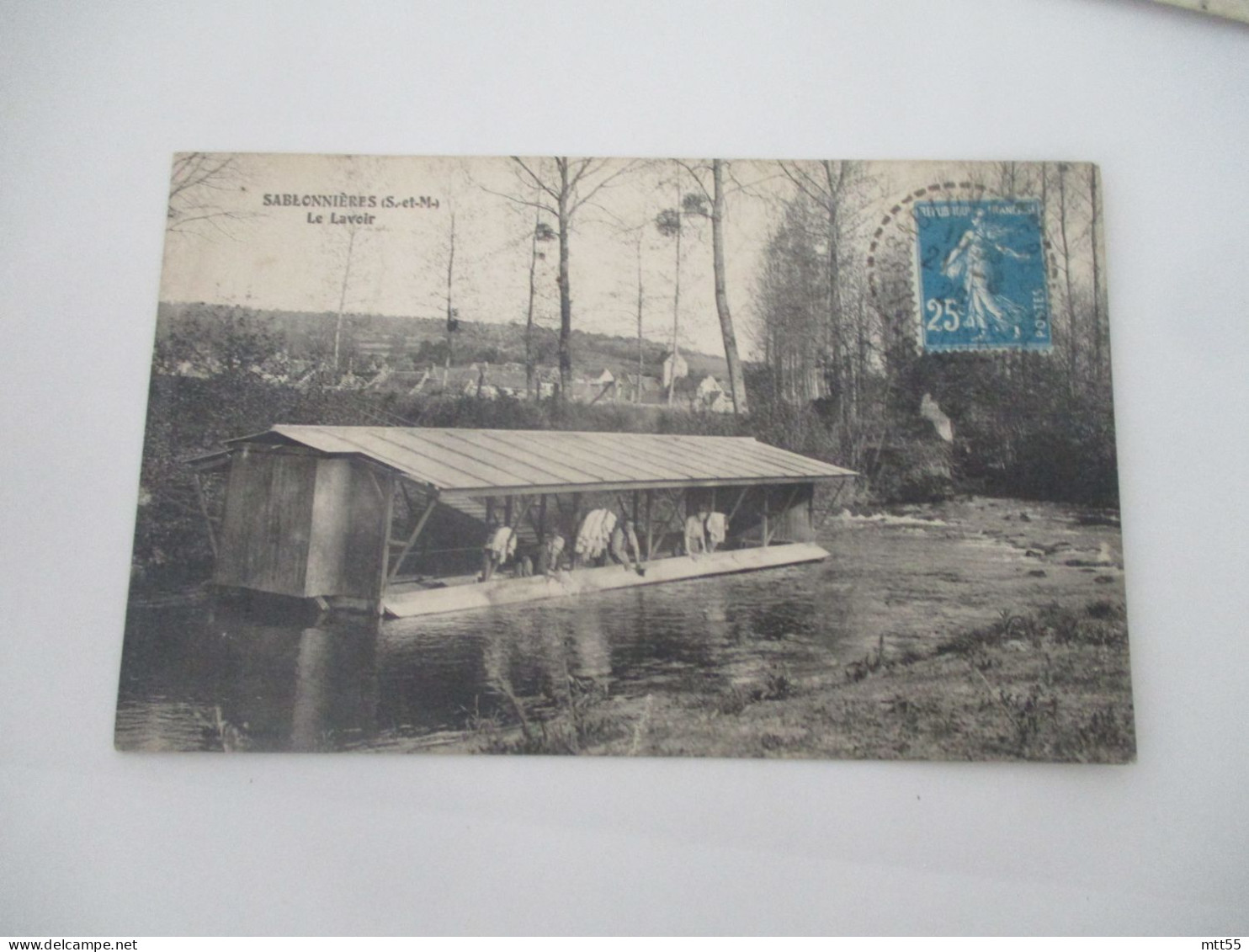 SABLONNIERES LAVEUSE BLANCHISSEUSE LE LAVOIR - Andere & Zonder Classificatie