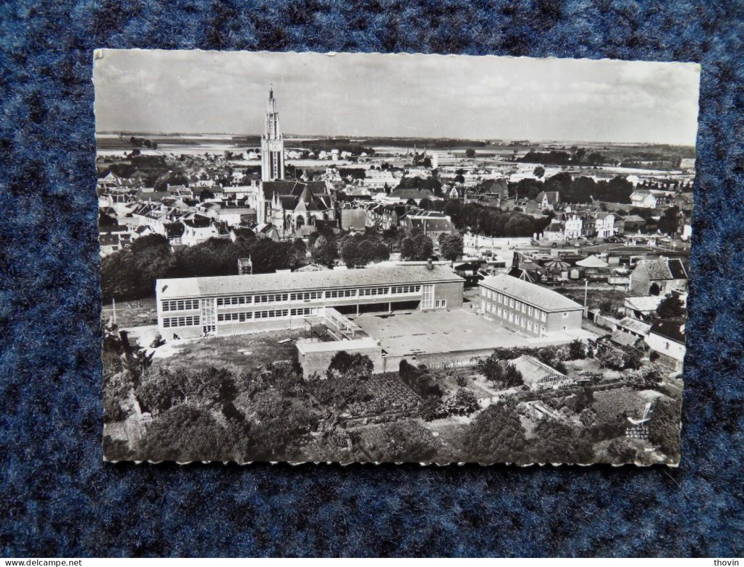 KB11/1283-Roye Vue Aérienne Groupe Scolaire Des Garçons - Roye