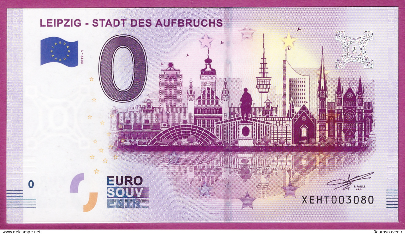 0-Euro XEHT 2019-1 LEIPZIG - STADT DES AUFBRUCHS - Pruebas Privadas