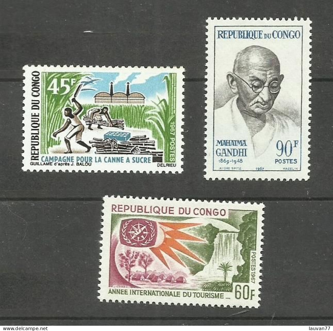 CONGO N°205, 206, 211 Neufs** Cote 4.35€ - Ongebruikt