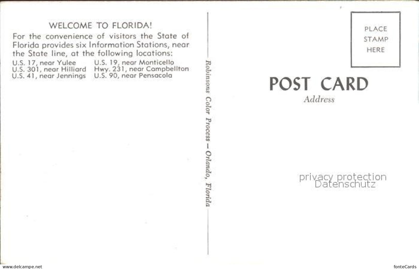 71983636 Pensacola Information Station - Altri & Non Classificati