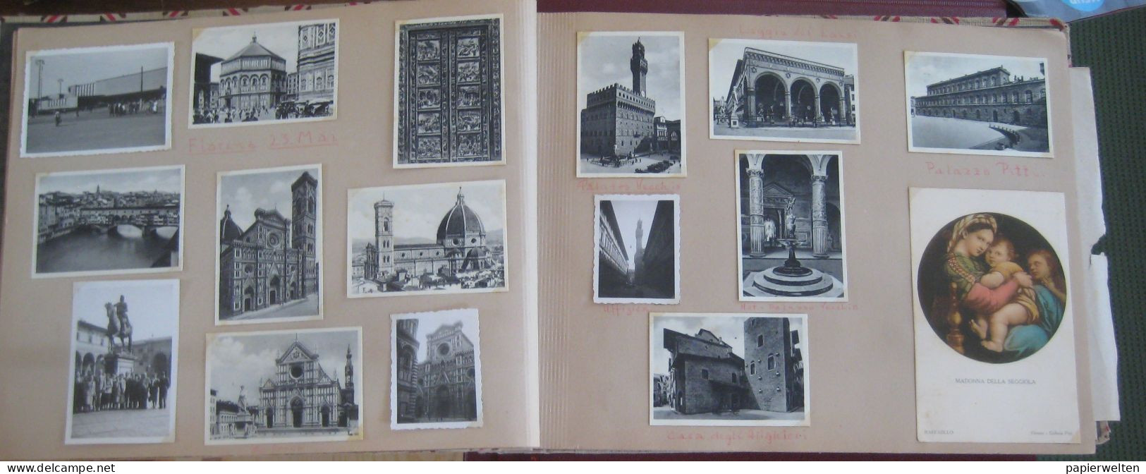 Fotoalbum "Italienreise 1950" (Venezia, Firenze, Roma, Napoli, Pompej, Capri, Genova, Milano, Cannes) Papstaudienz - Europa