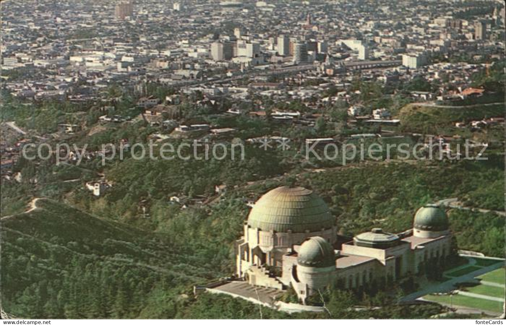 71983352 Los_Angeles_California Griffith Observatory And Planetarium Air View - Sonstige & Ohne Zuordnung