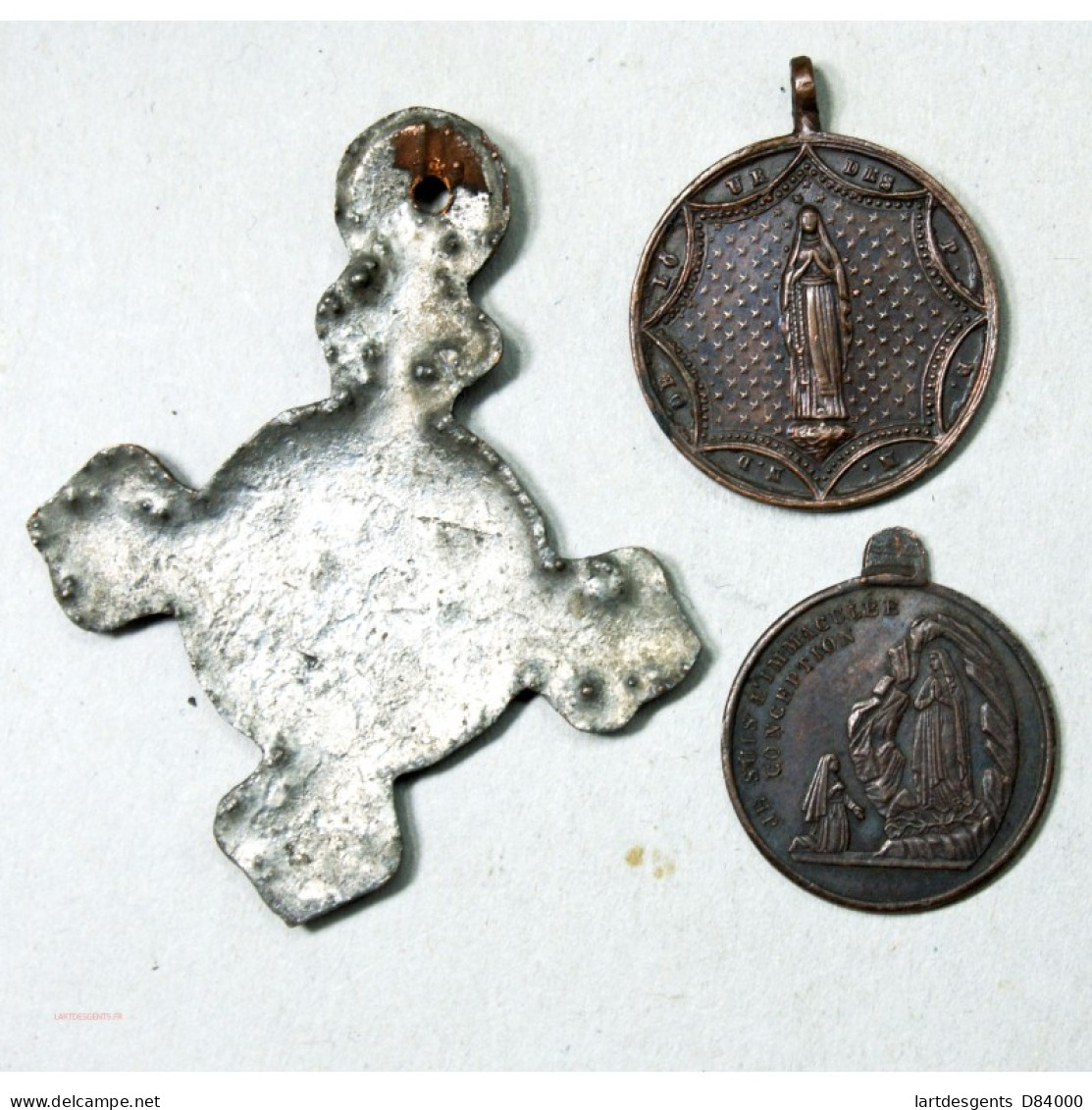 Lot De 5 Médailles  Religieuses - Firma's