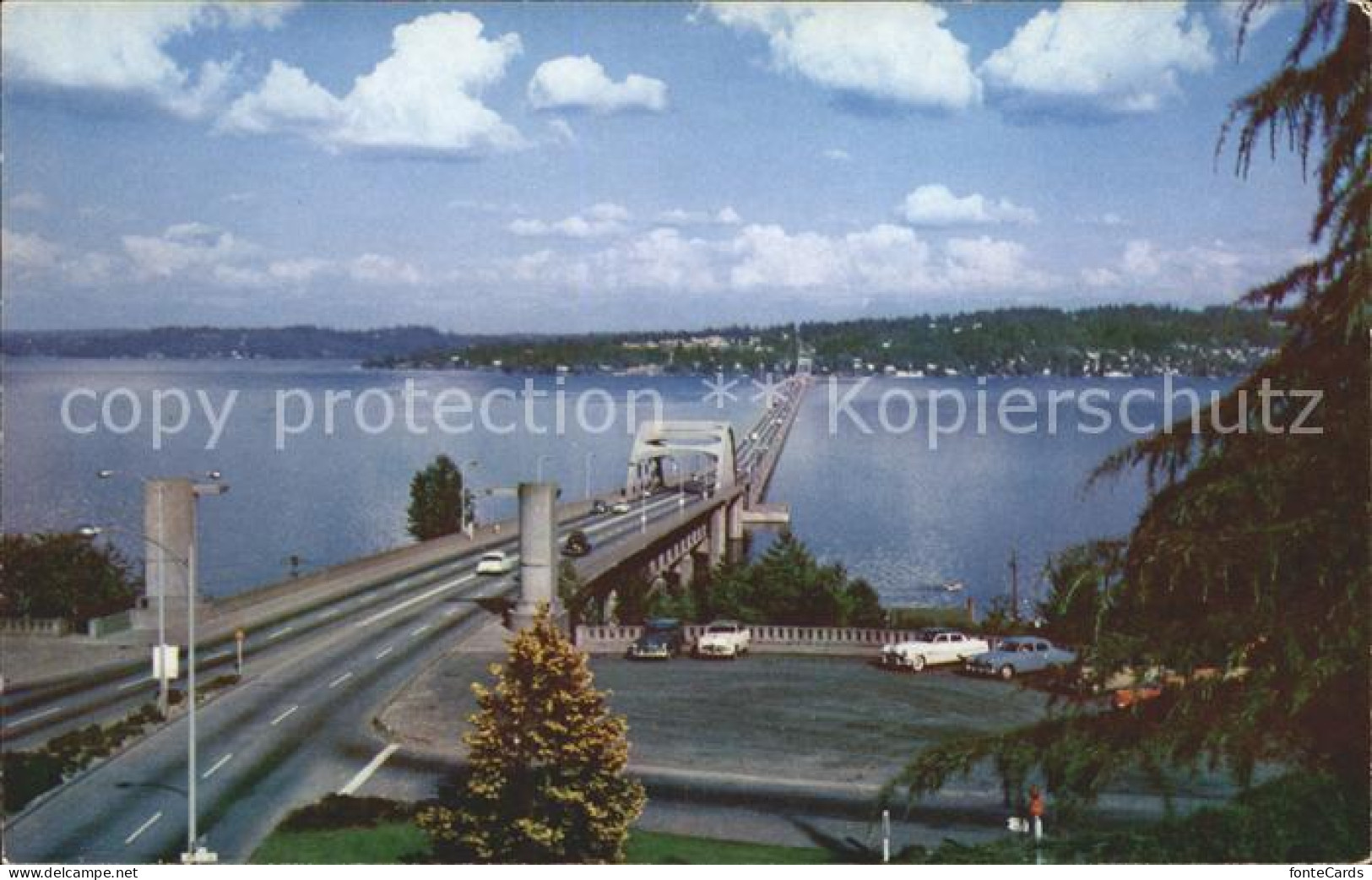 71982206 Seattle Lake Washington Floating Bridge - Other & Unclassified