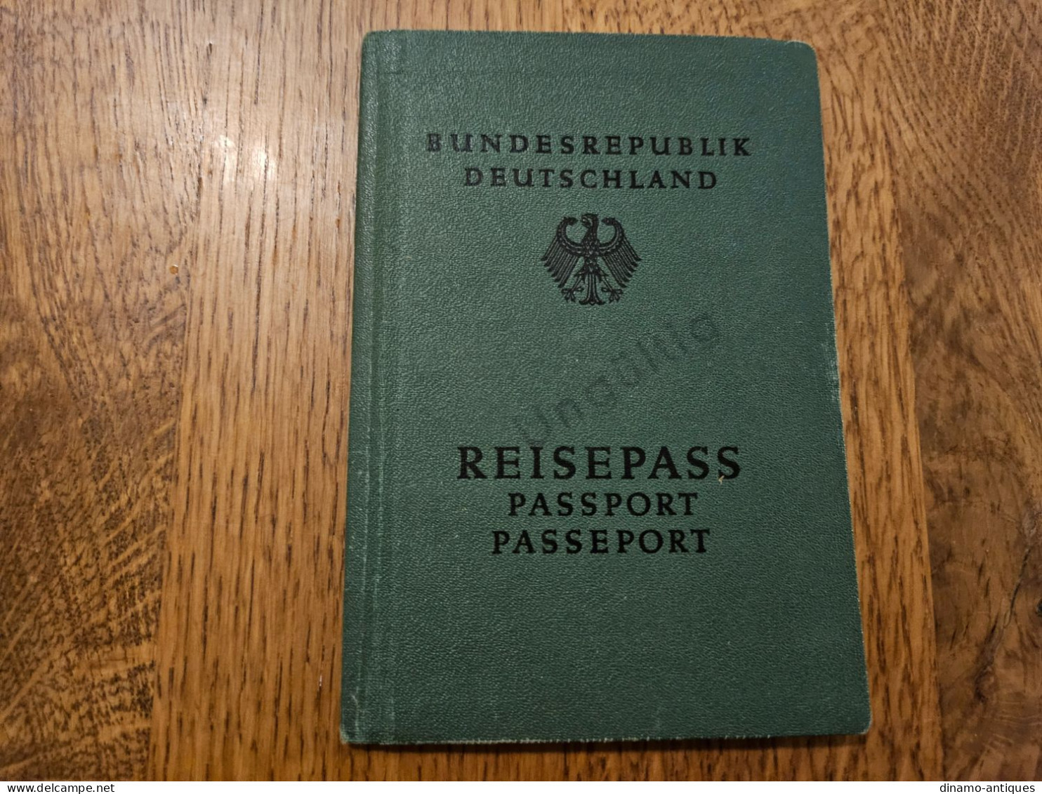 1974 Germany Passport Reisepass Issued In Gerlingen - Full Of DDR Greece Bulgaria Yugoslavia Czechoslovakia Visas - Historical Documents