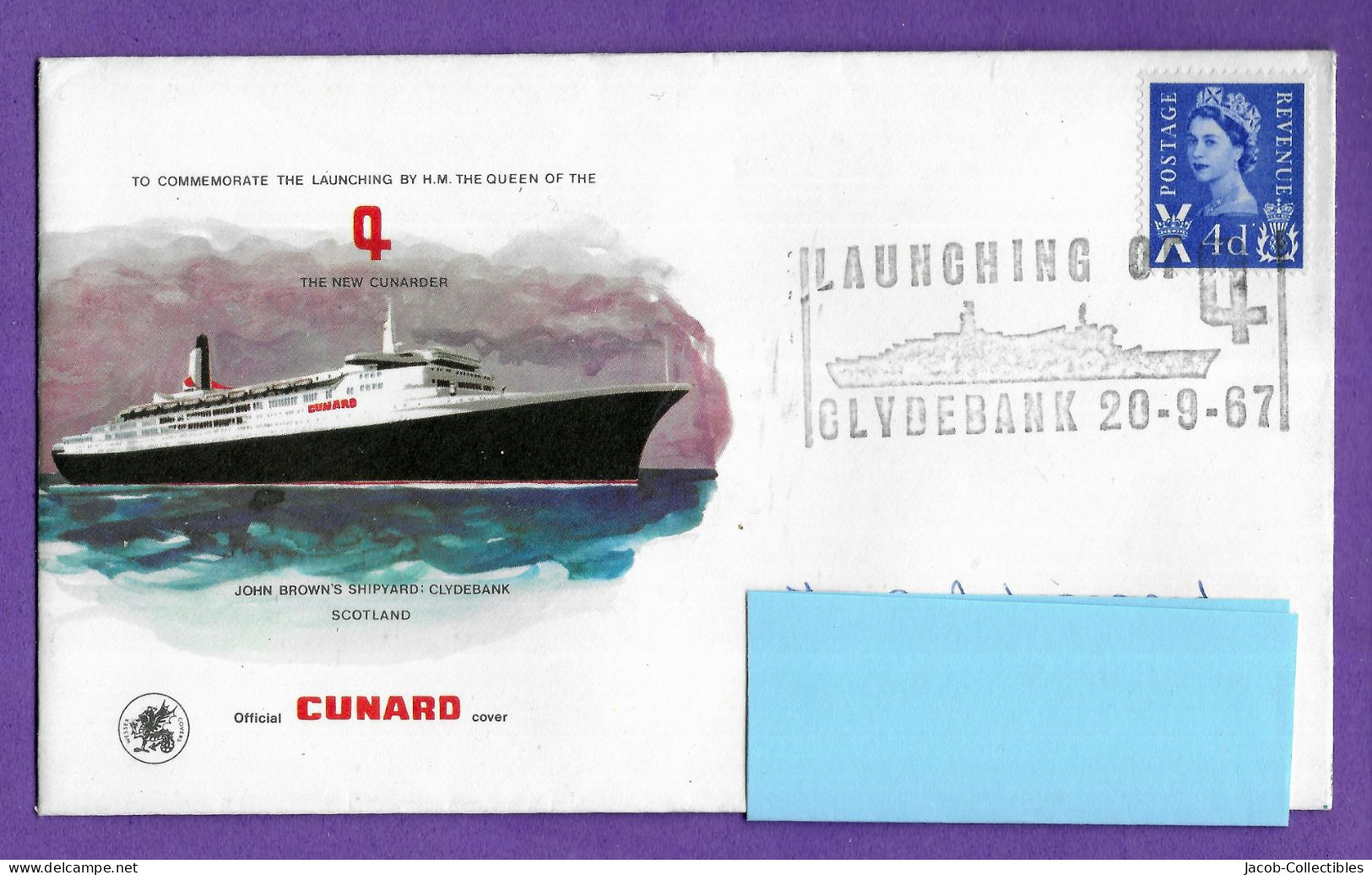 Queen Elizabeth (QE) Passenger Ship Cunard Line Transatlantic Maritime Vessel  1967 - Schiffahrt