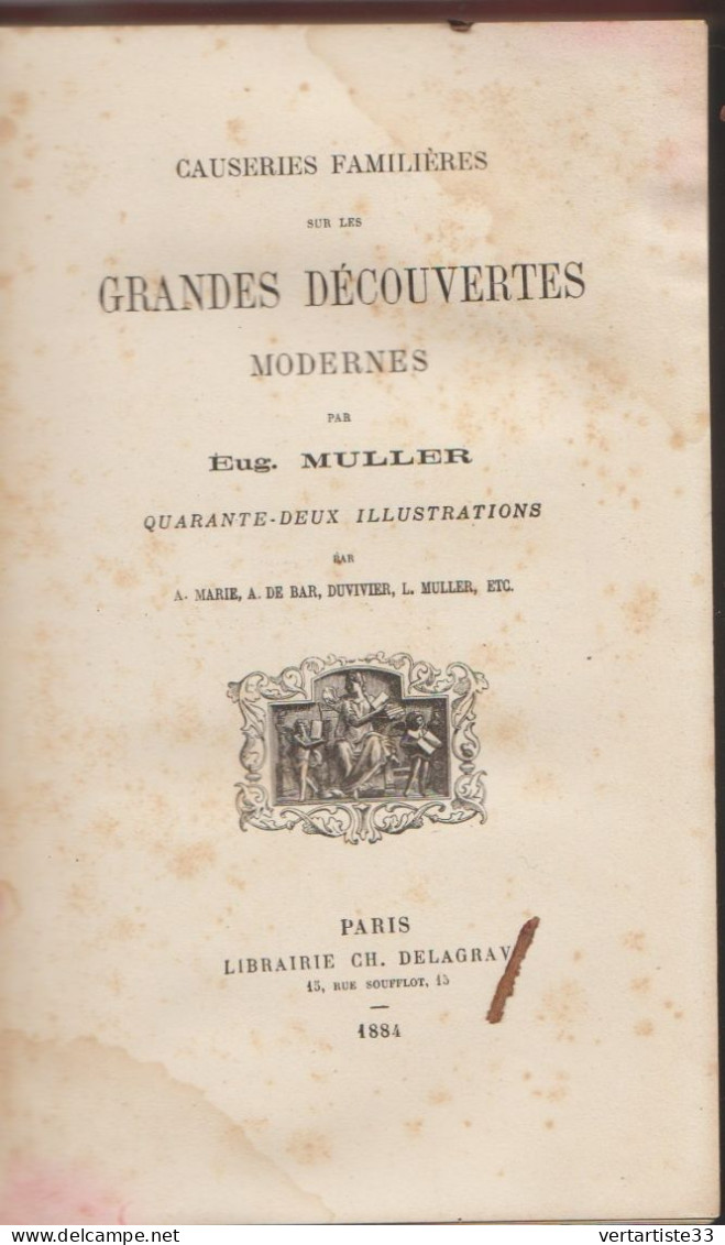 Causeries Familières Sur Les Grandes Découvertes Modernes - 1801-1900