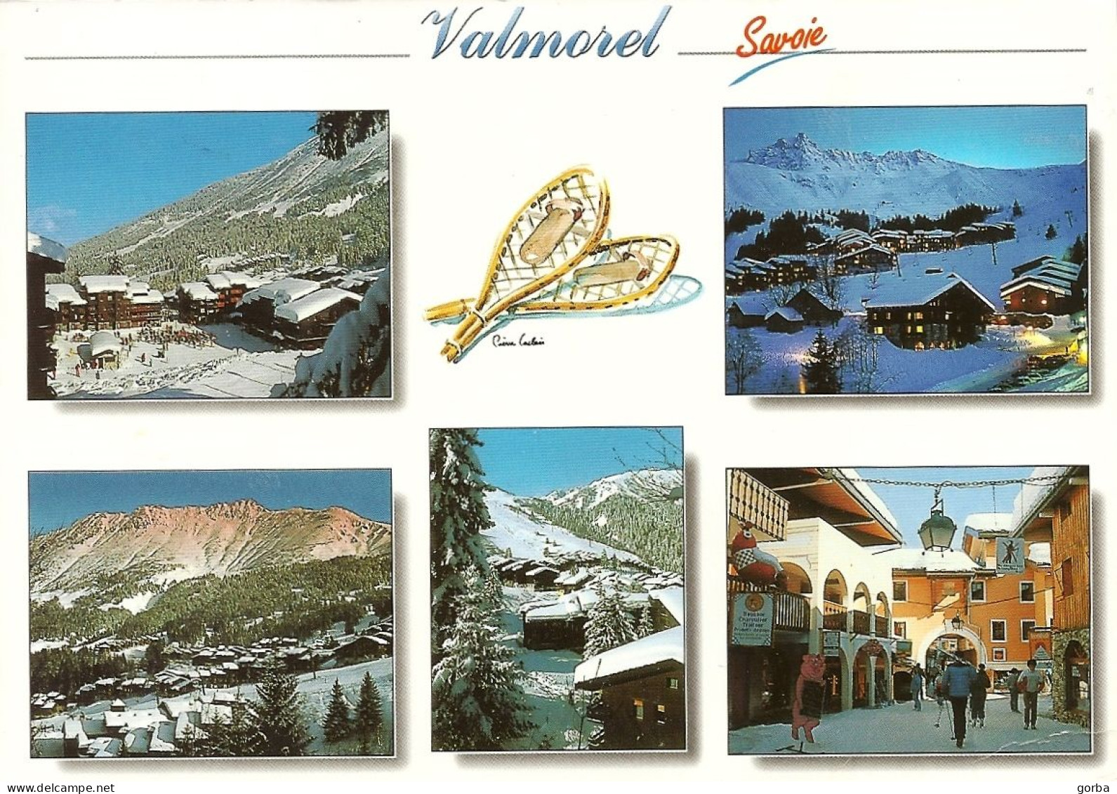 *CPM -73 - VALMOREL - Multivues - Raquettes - Valmorel