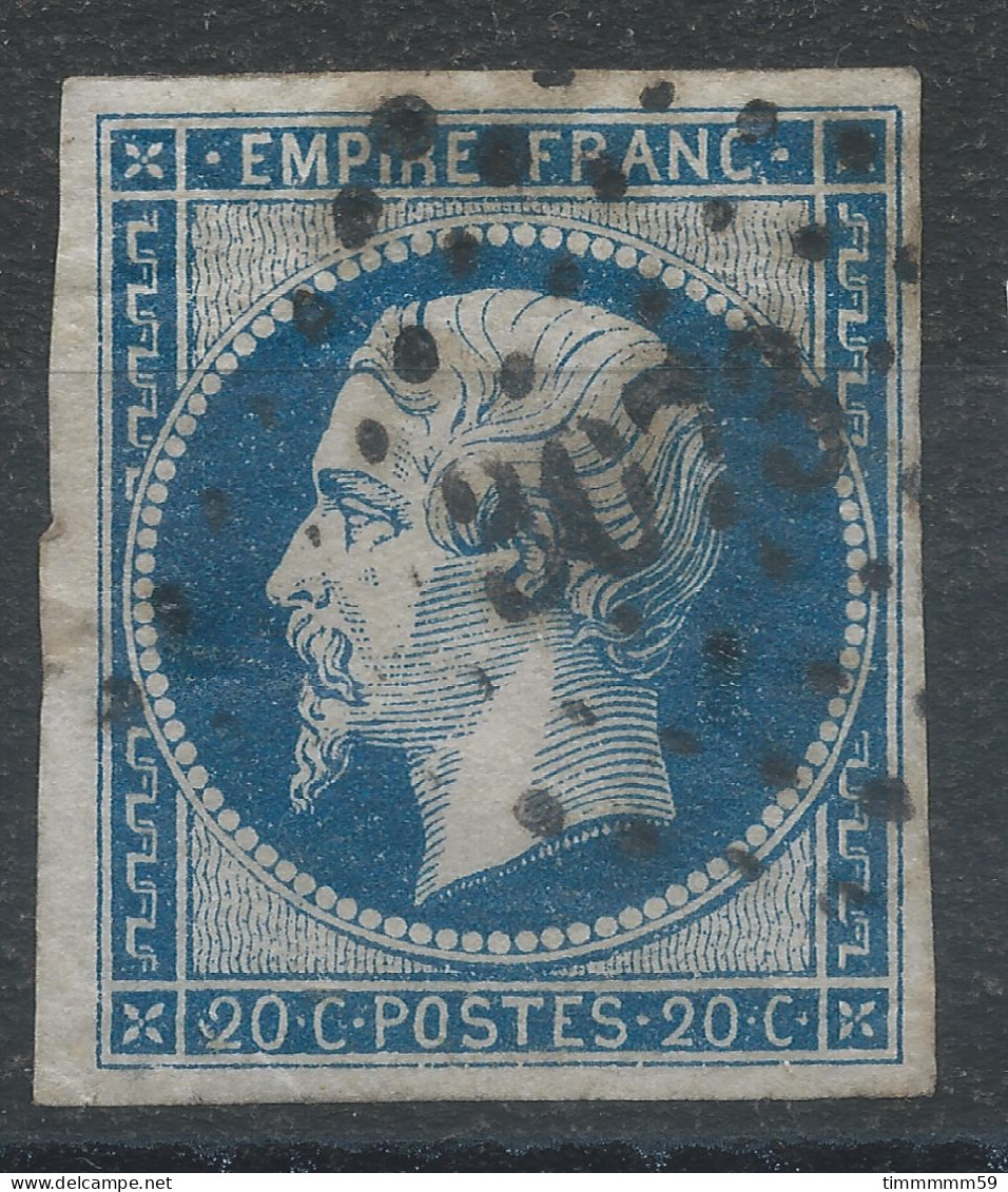 Lot N°83453   N°14A, Oblitéré PC 3073 ST GAULTIER(35), Indice 5 - 1853-1860 Napoleon III