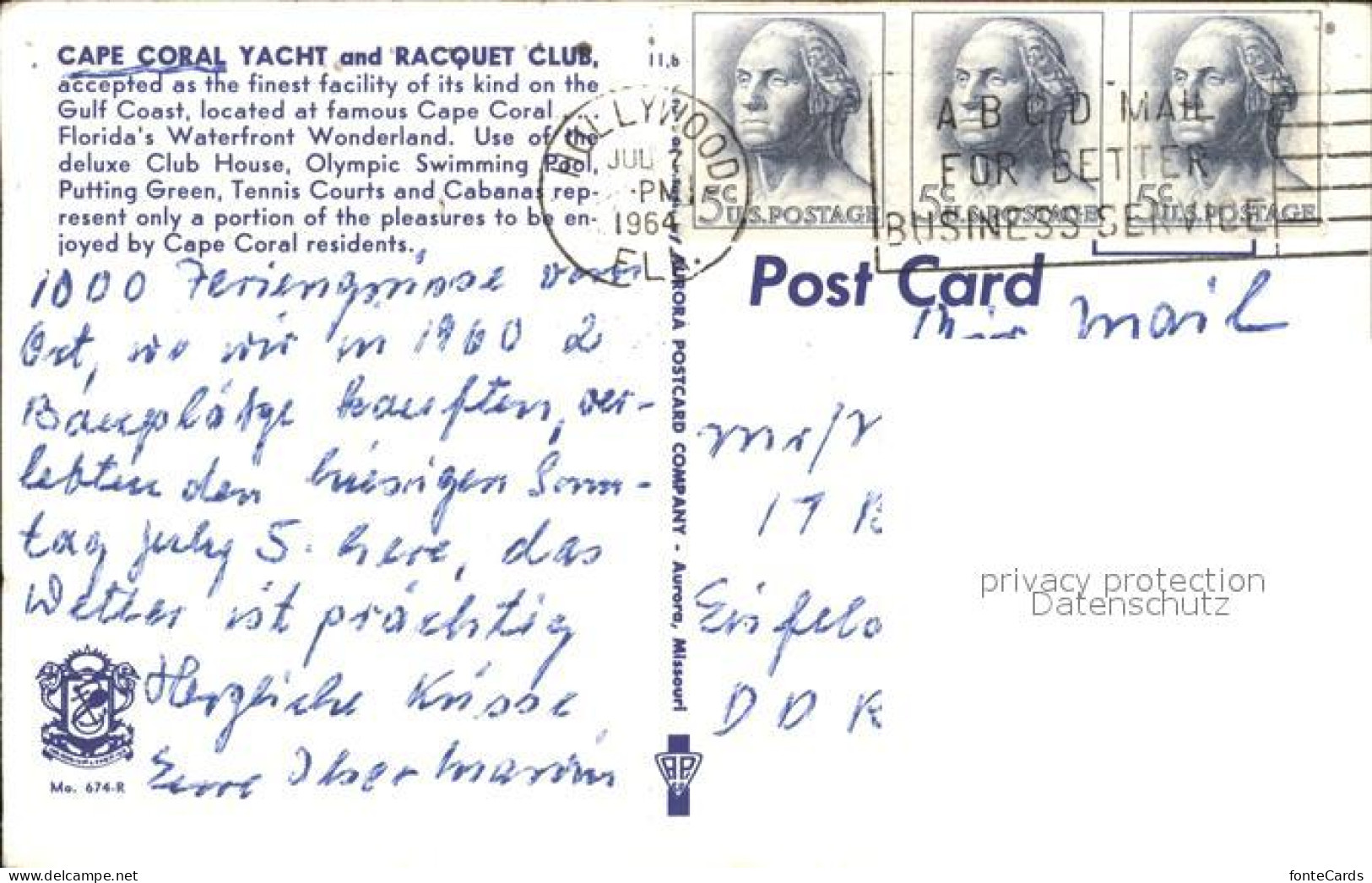 71970552 Cape_Coral Yacht Raqouet Club - Autres & Non Classés