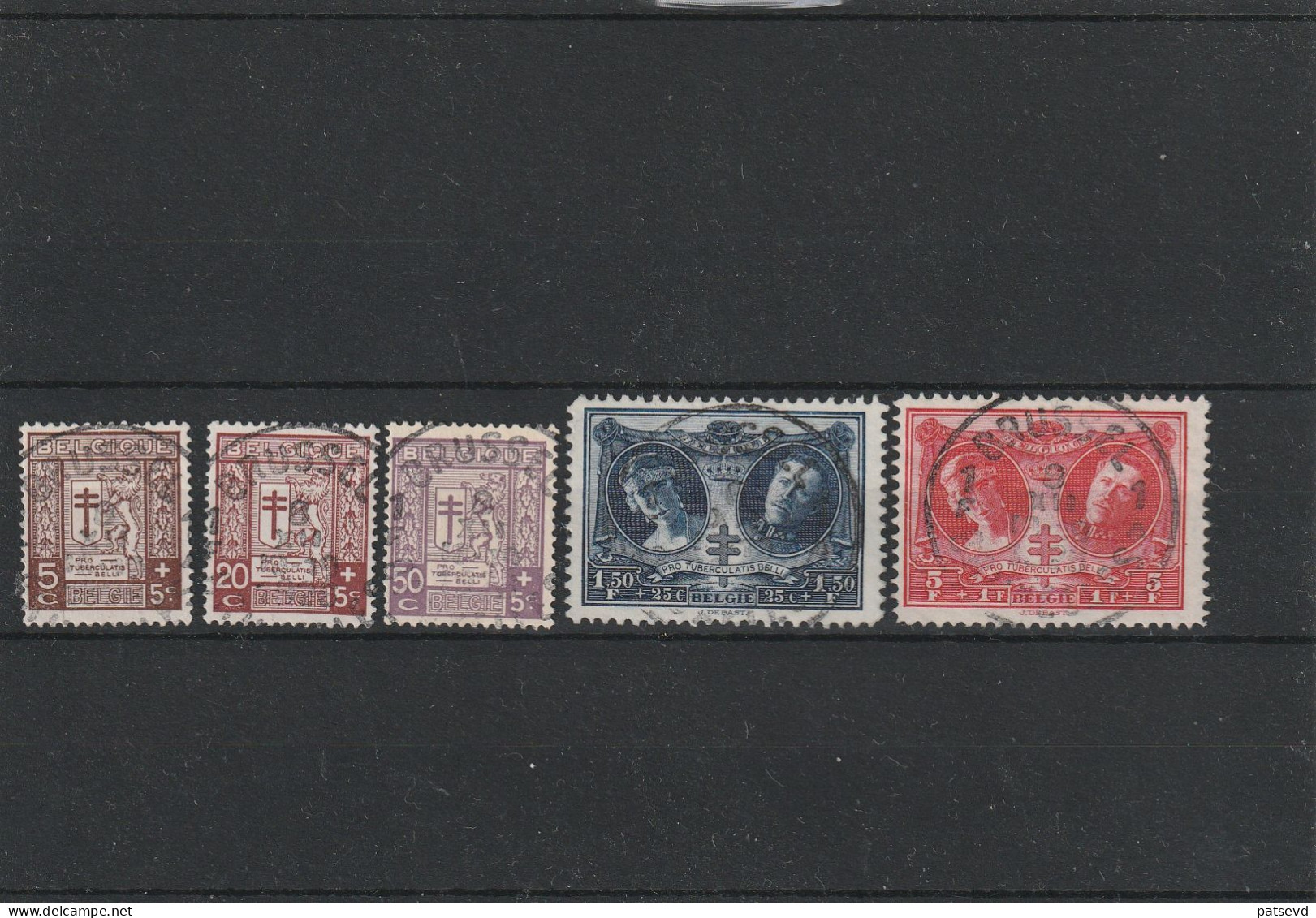 240/244 Antituberculeux /Tuberculose Bestrijding Oblit/gestp Centrale - Used Stamps