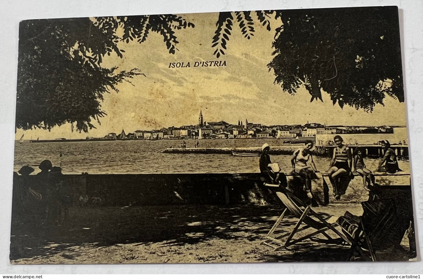 ISTRIA - ISOLA - SPIAGGIA - VG 1935. - Slovenia