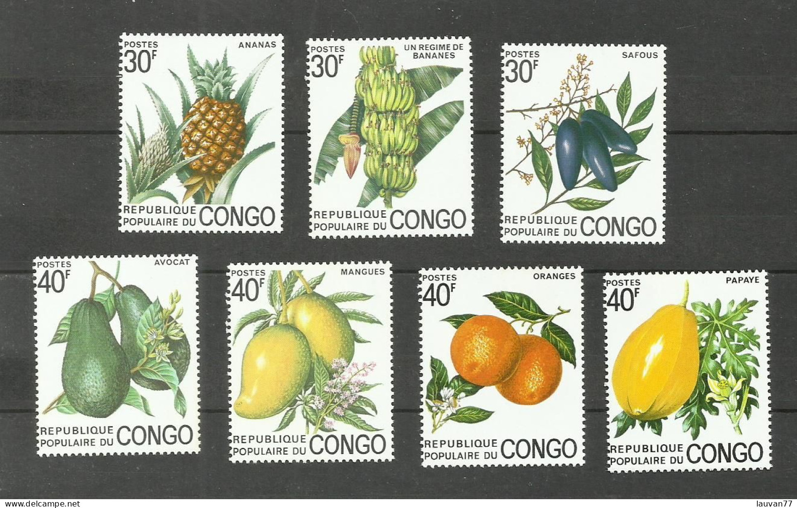 CONGO N°359 à 365 Neufs** Cote 6€ - Nuovi