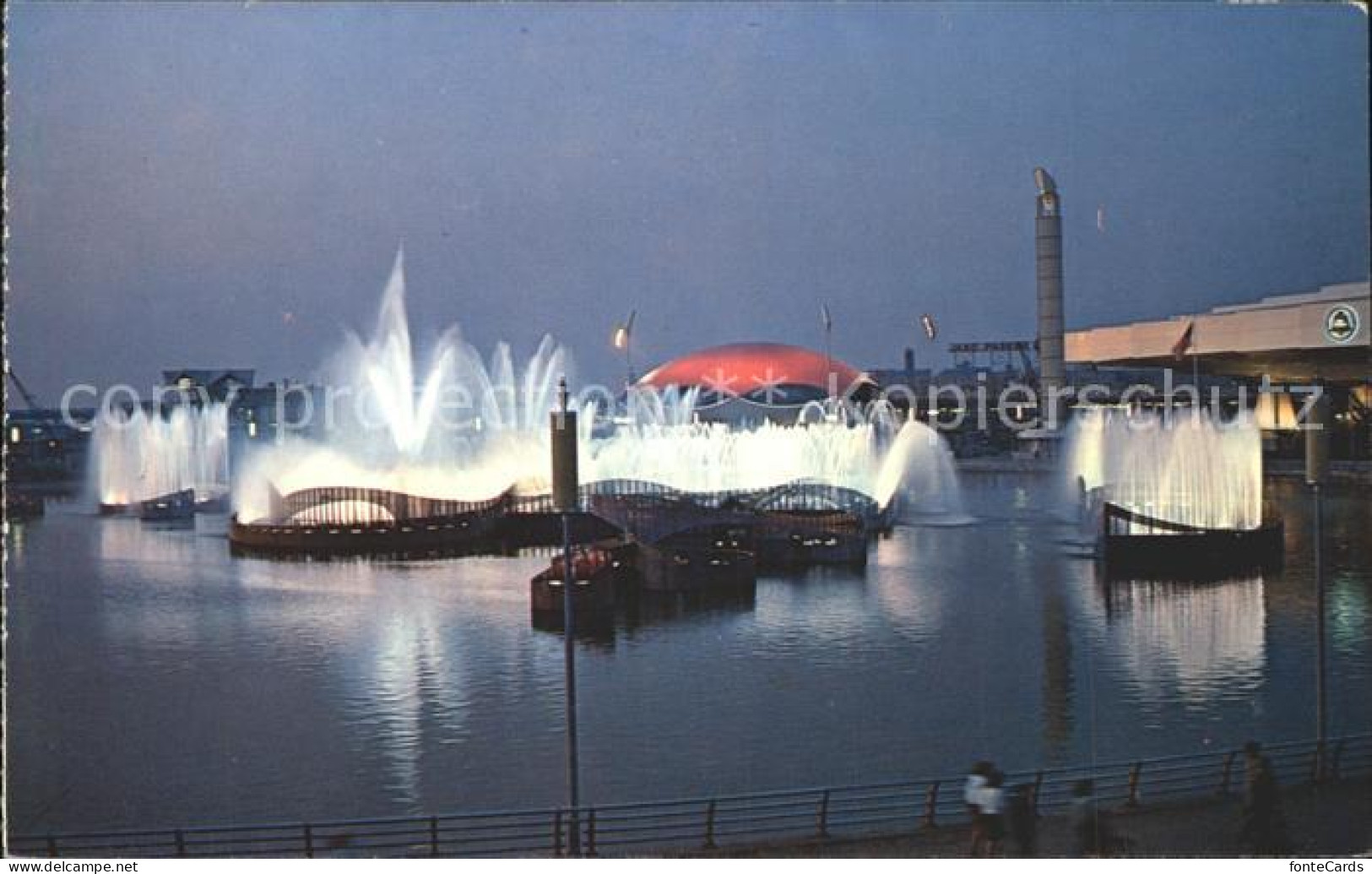 71969285 New_York_City Fountain Planets Worlds Fair - Andere & Zonder Classificatie