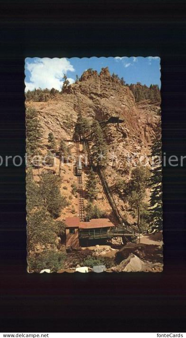71969268 Colorado Springs Incline Cable Car Stairway Eagles Nest Seven Falls Sou - Autres & Non Classés