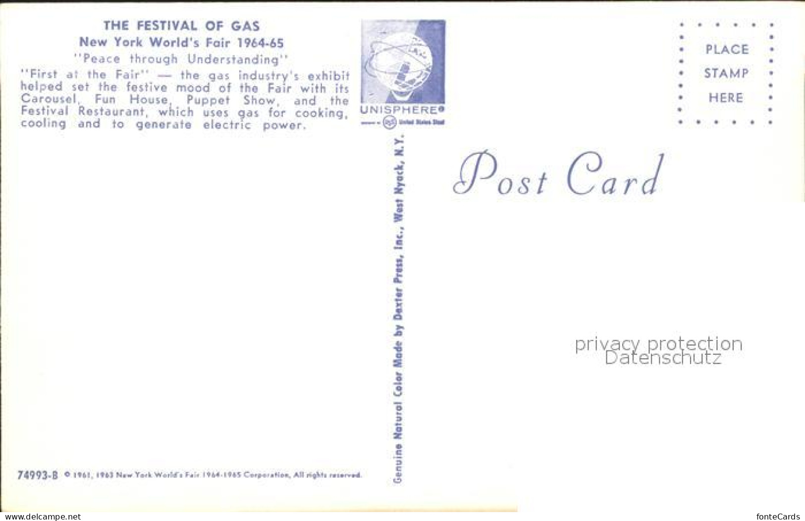 71969264 New_York_City Festival Gas Peace Through Understanding  - Otros & Sin Clasificación