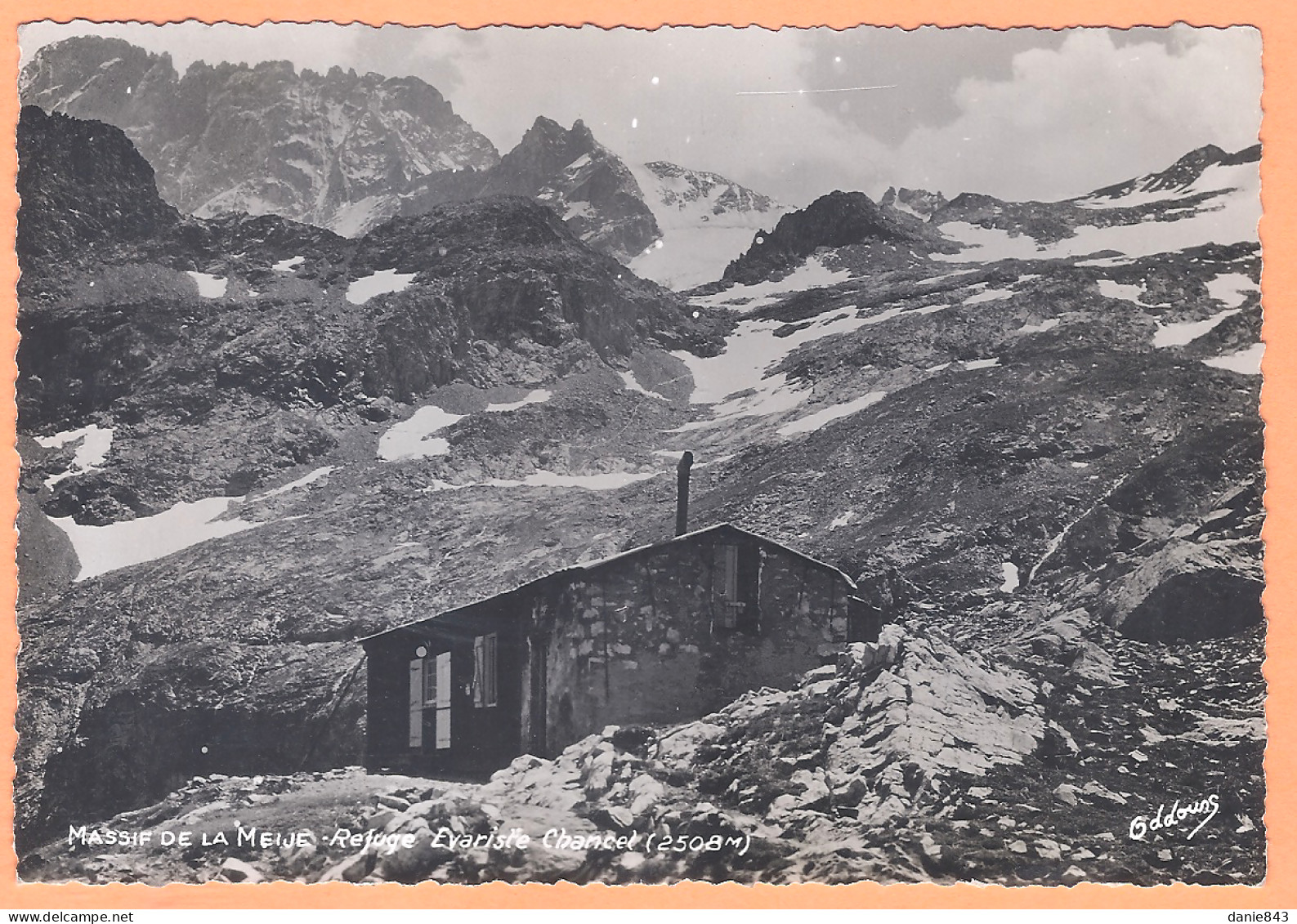 Ppgf/ CPSM Grand Format - HAUTES ALPES - LA MEIJE - REFUGE ÉVARISTE CHANCEL - Cliché Oddoux - Other & Unclassified