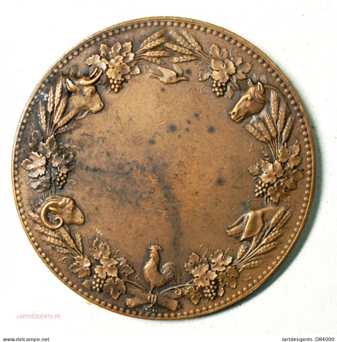 Médaille Agricole Par J. Lagrange - Professionals/Firms