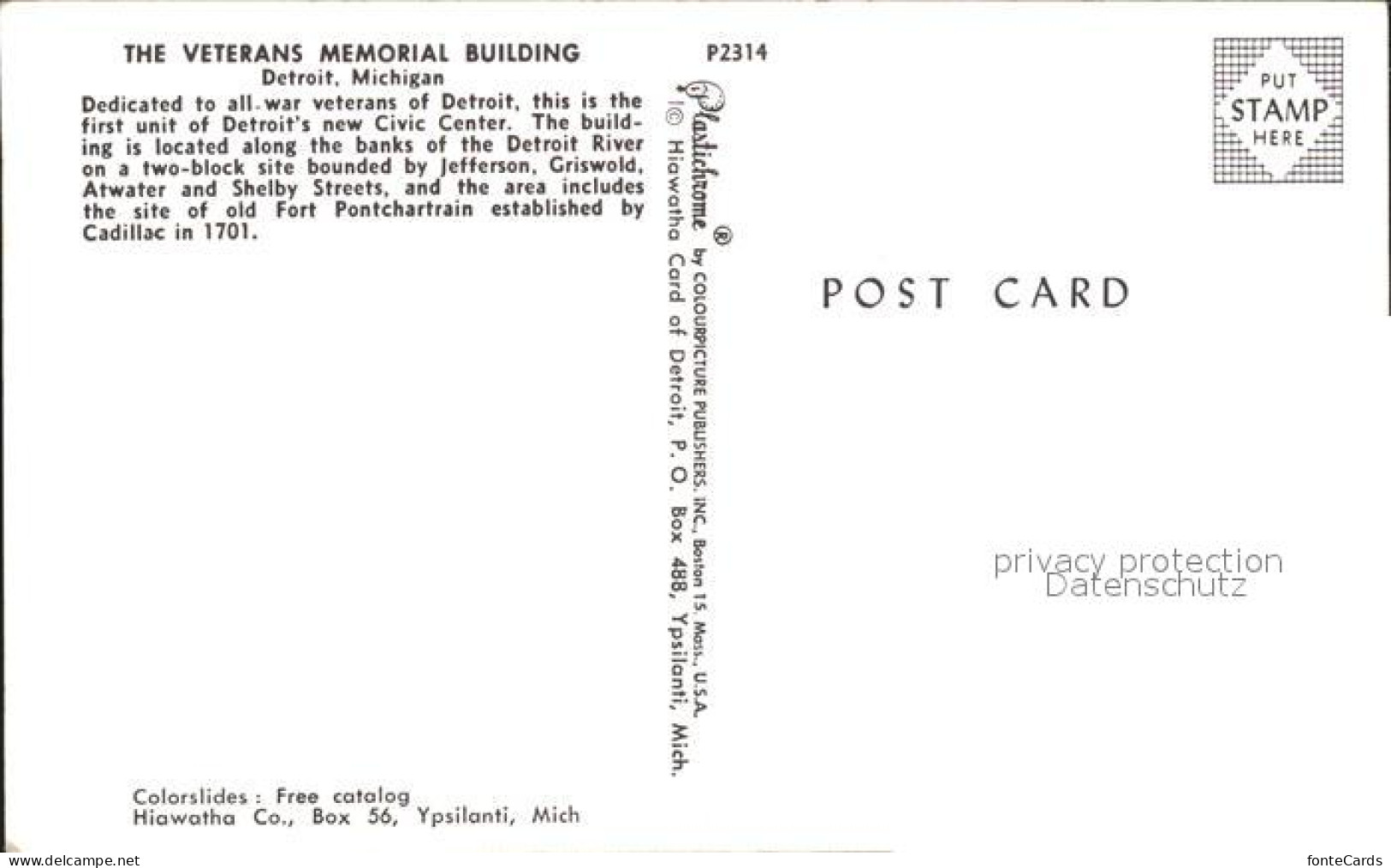 71969228 Detroit_Michigan Veterans Memorial Building - Otros & Sin Clasificación