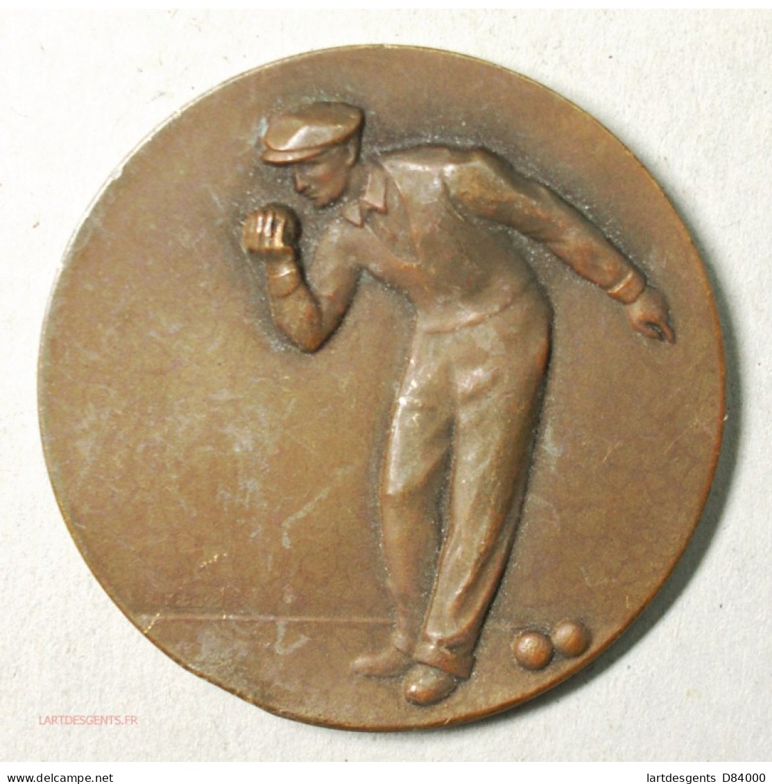 Médaille  De Pétanque  (4) Lartdesgents Avignon - Professionals/Firms