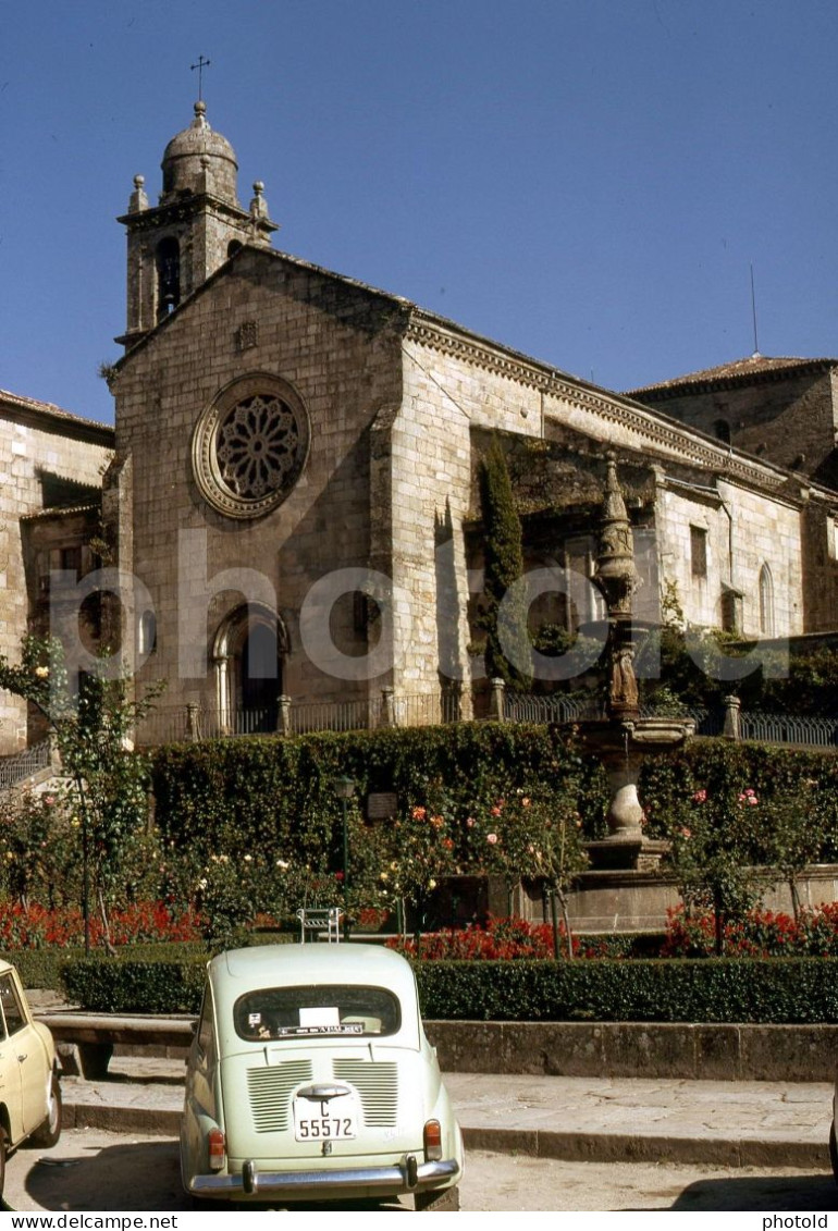 5 SLIDES SET 1971 SEAT 600 COCHE CORUNA  GALICIA ESPANA SPAIN 35mm AMATEUR DIAPOSITIVE SLIDE Not PHOTO No FOTO NB4135 - Diapositivas