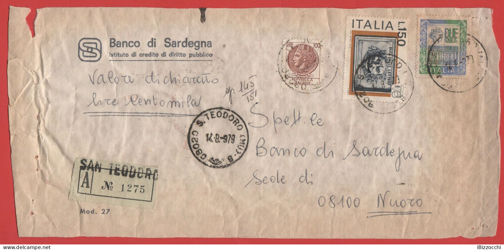 ITALIA - Storia Postale Repubblica - 1979 - 150 Esposizione Mondiale Di Filatelia; Buca Delle Lettere + 2000 Alti Valori - 1981-90: Marcofilie