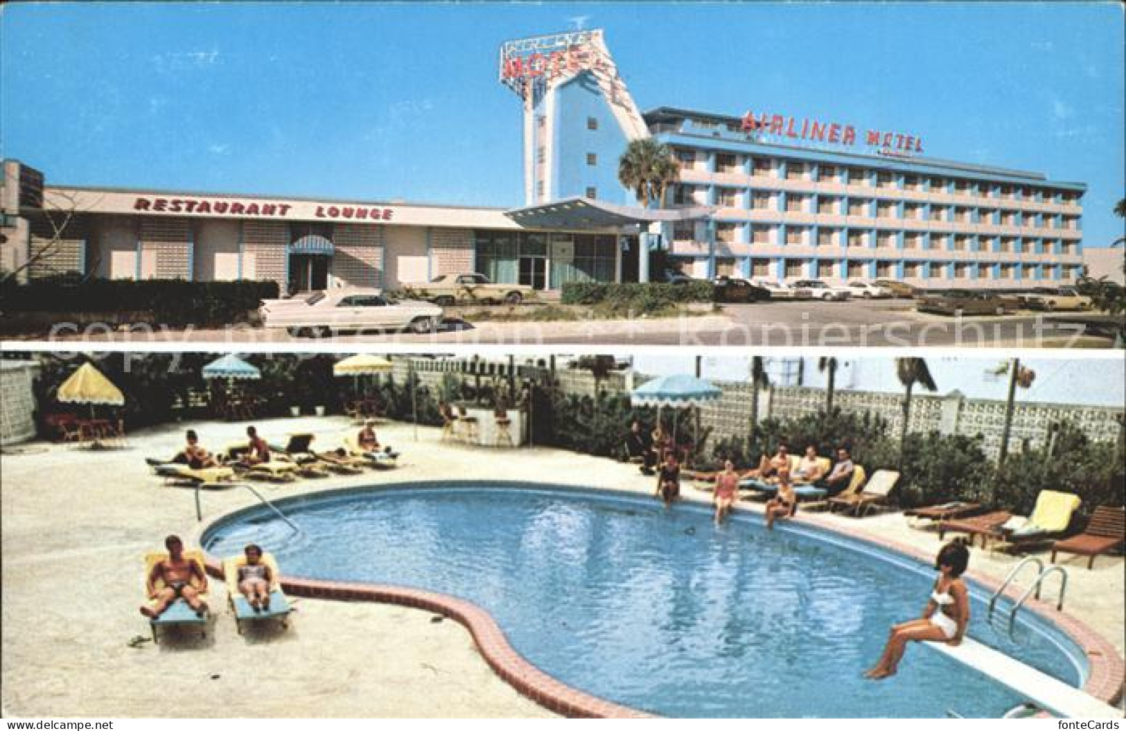 71969127 Miami_Florida Airliner Motel - Andere & Zonder Classificatie