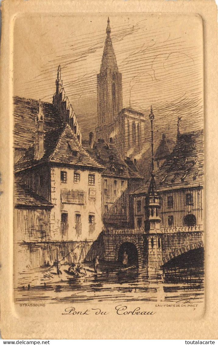 LOT DE 14 CARTES STRASBOURG  LITHOGRAPHIES MAIS SURTOUT GRAVURES