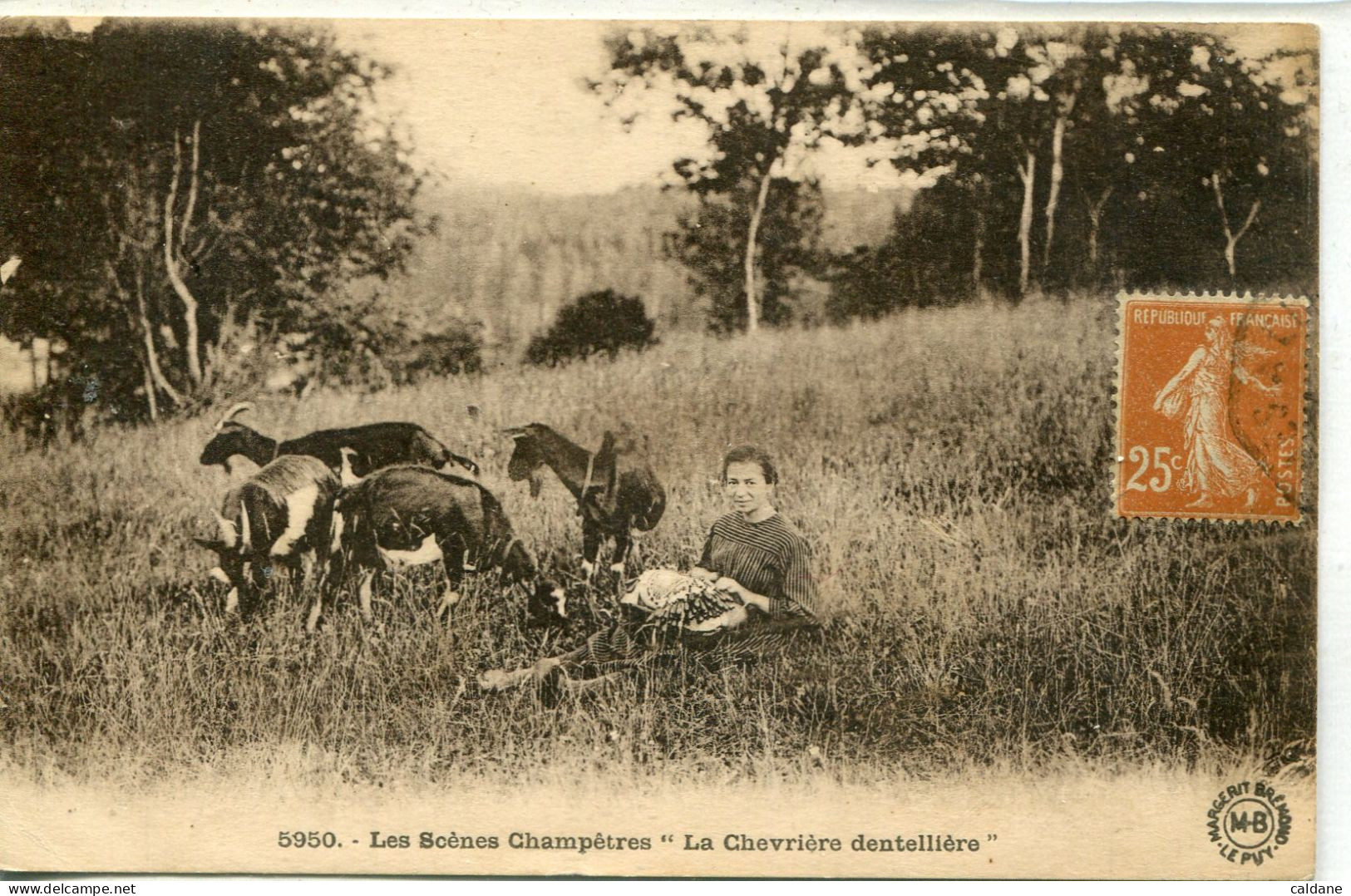 -43-HAUTE-LOIRE .- La Chevriere Dentelliere - Autres & Non Classés