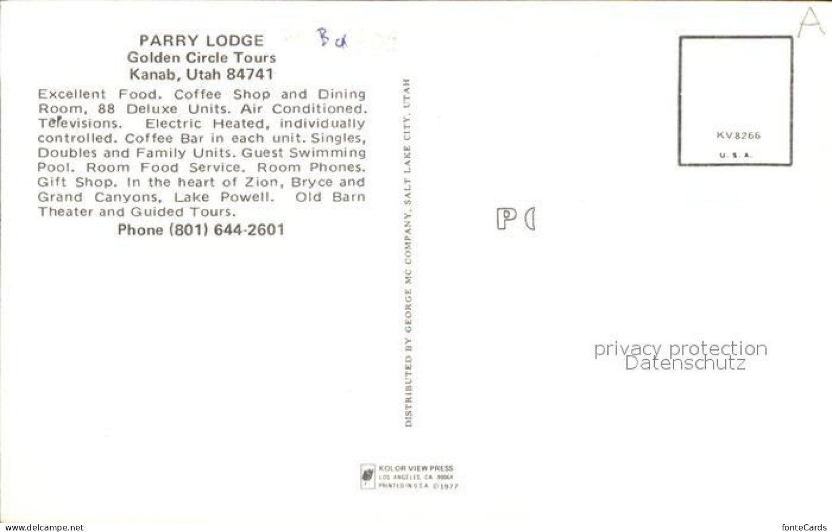 71969122 Kanab Parry Lodge Golden Circle Tours - Other & Unclassified