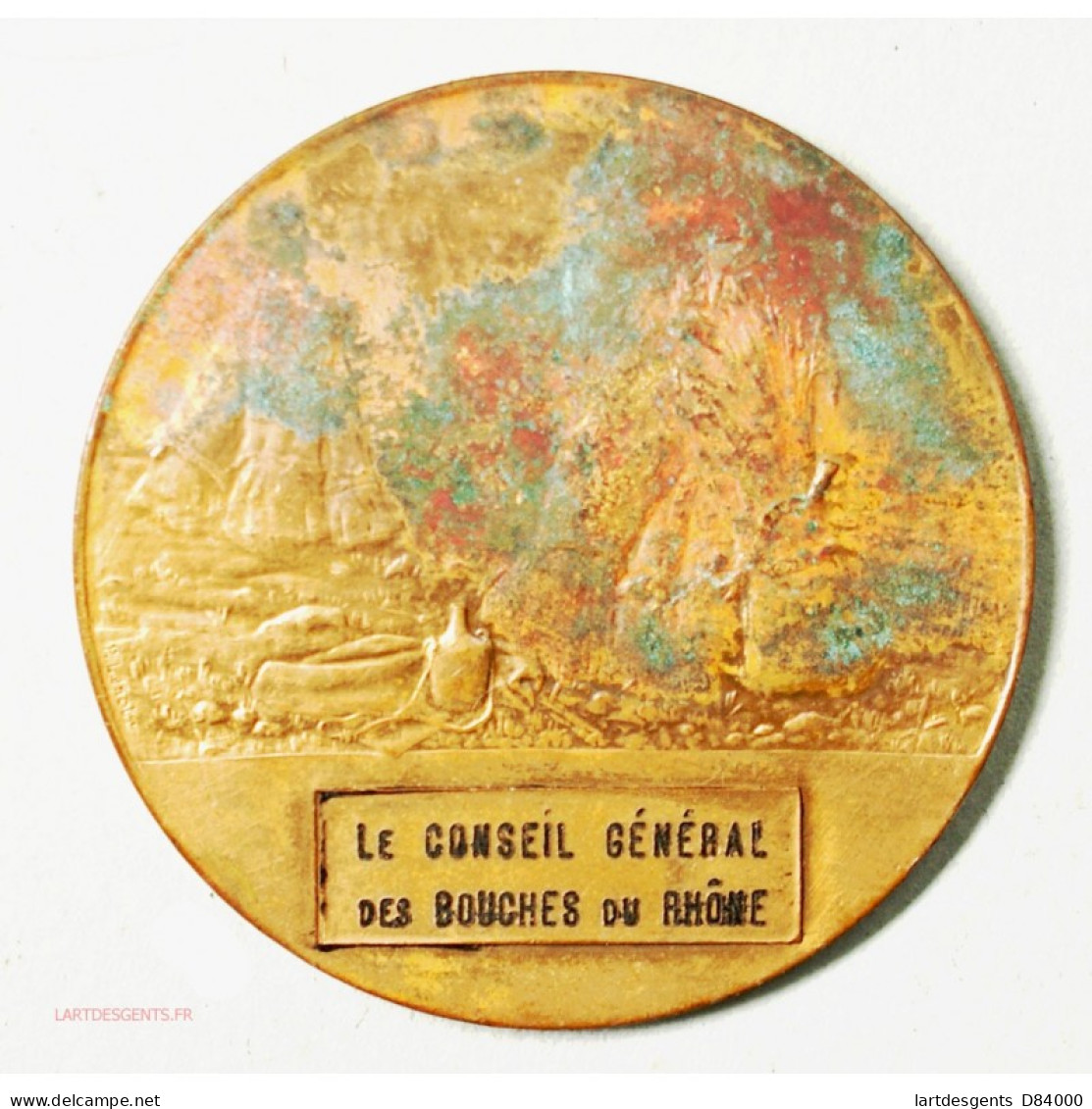 Médaille  Cueillette Par LENOIR (2) Lartdesgents Avignon - Profesionales/De Sociedad