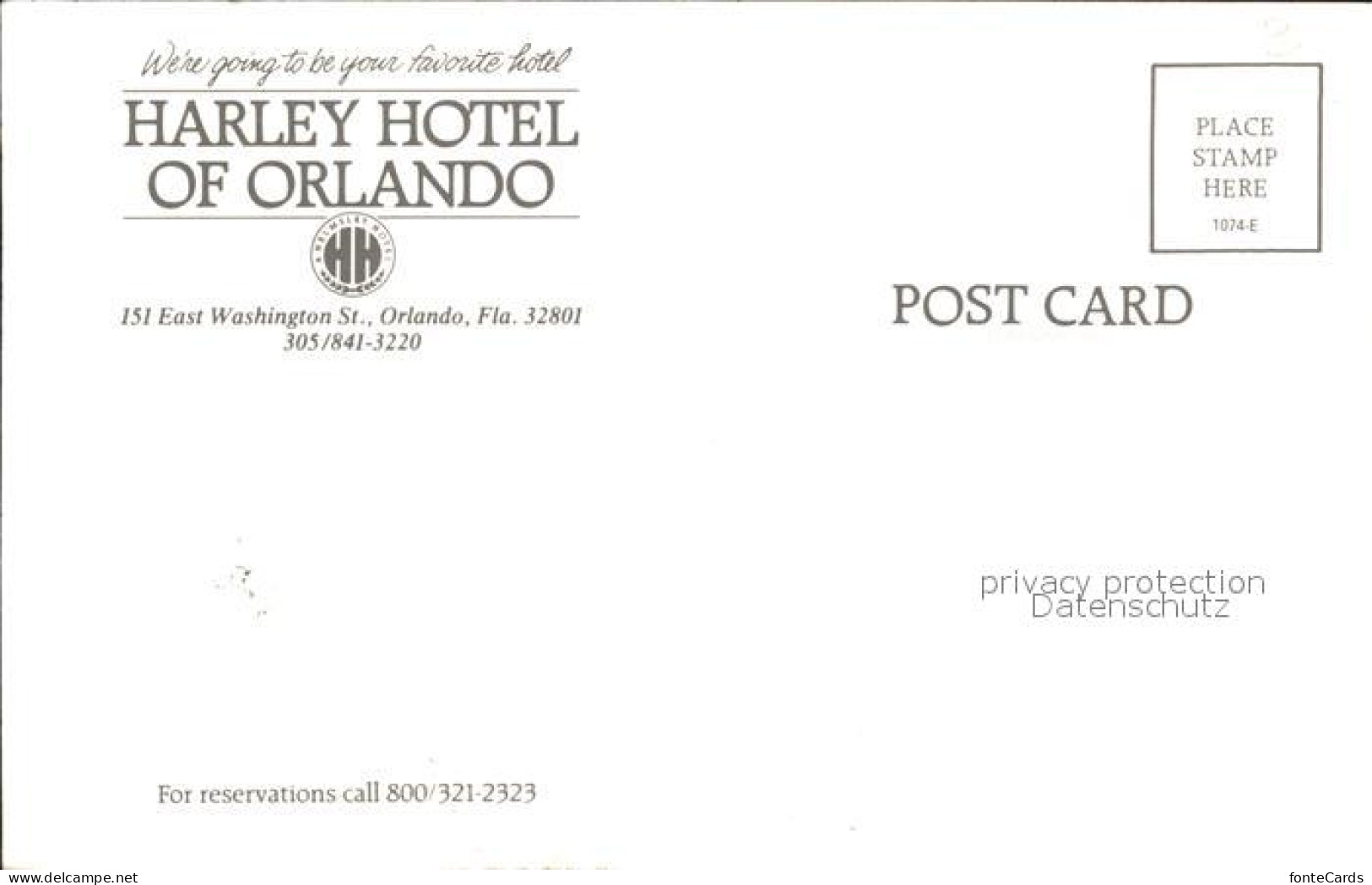 71969111 Orlando_Florida Harley Hotel  - Altri & Non Classificati