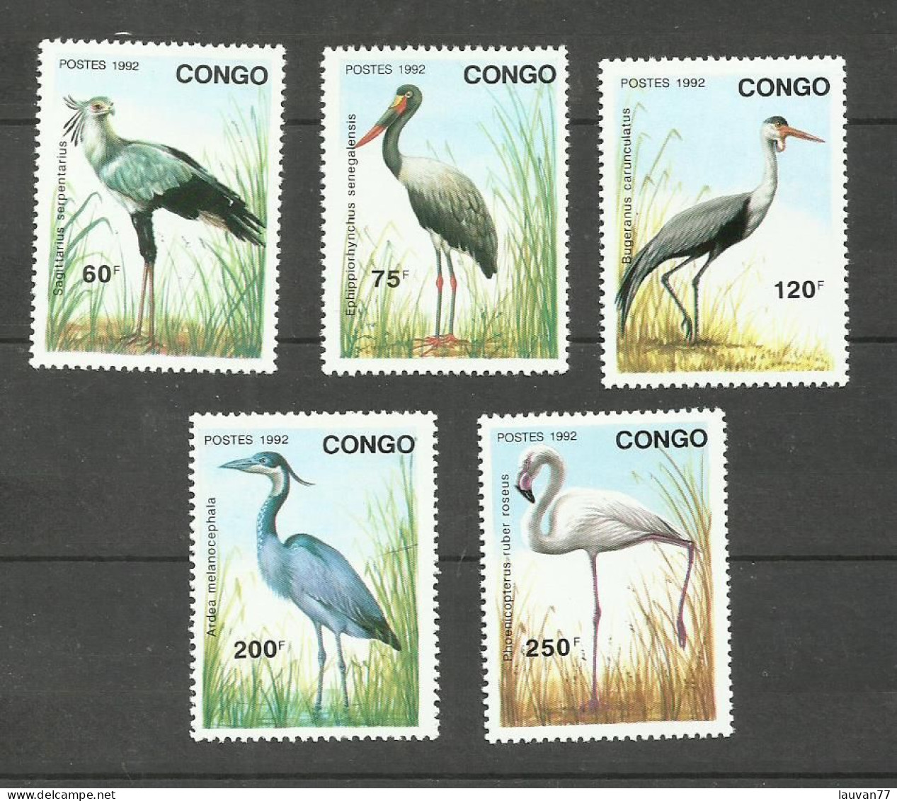 CONGO N°958 à 962 Neufs** Cote 12.75€ - Neufs