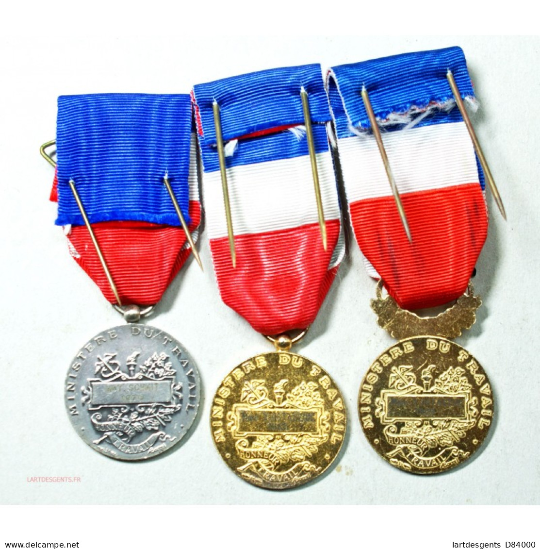 Médailles Du Travail Attribuées, Lartdesgents - Professionnels/De Société