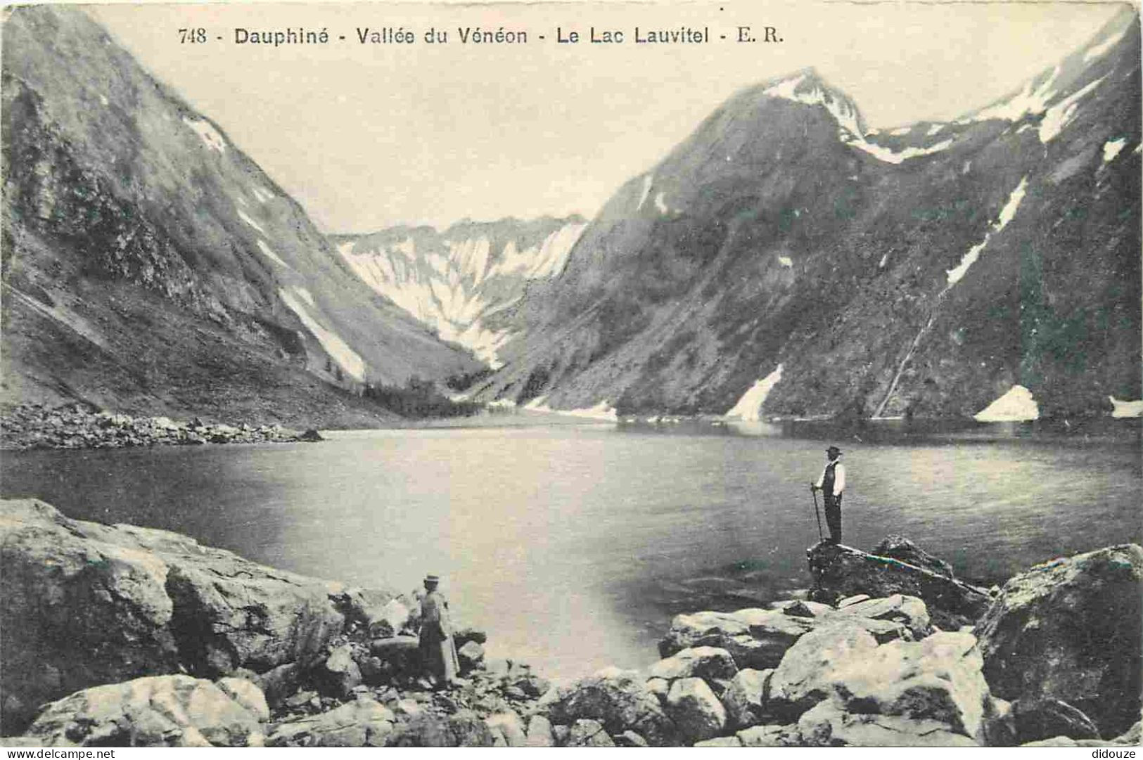 38 - Isère - Vallée Du Vénéon - Le Lac Lauvitel - Animée - CPA - Voir Scans Recto-Verso - Autres & Non Classés