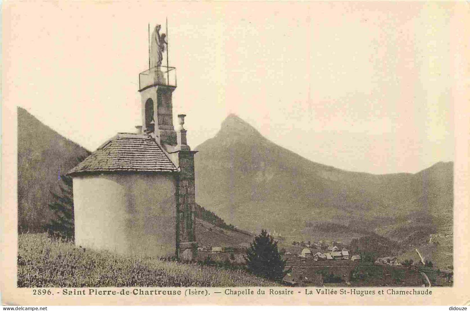 38 - Saint Pierre De Chartreuse - Chapelle Du Rosaire - La Vallée St Hugues Et Chamechaude - CPA - Voir Scans Recto-Vers - Autres & Non Classés