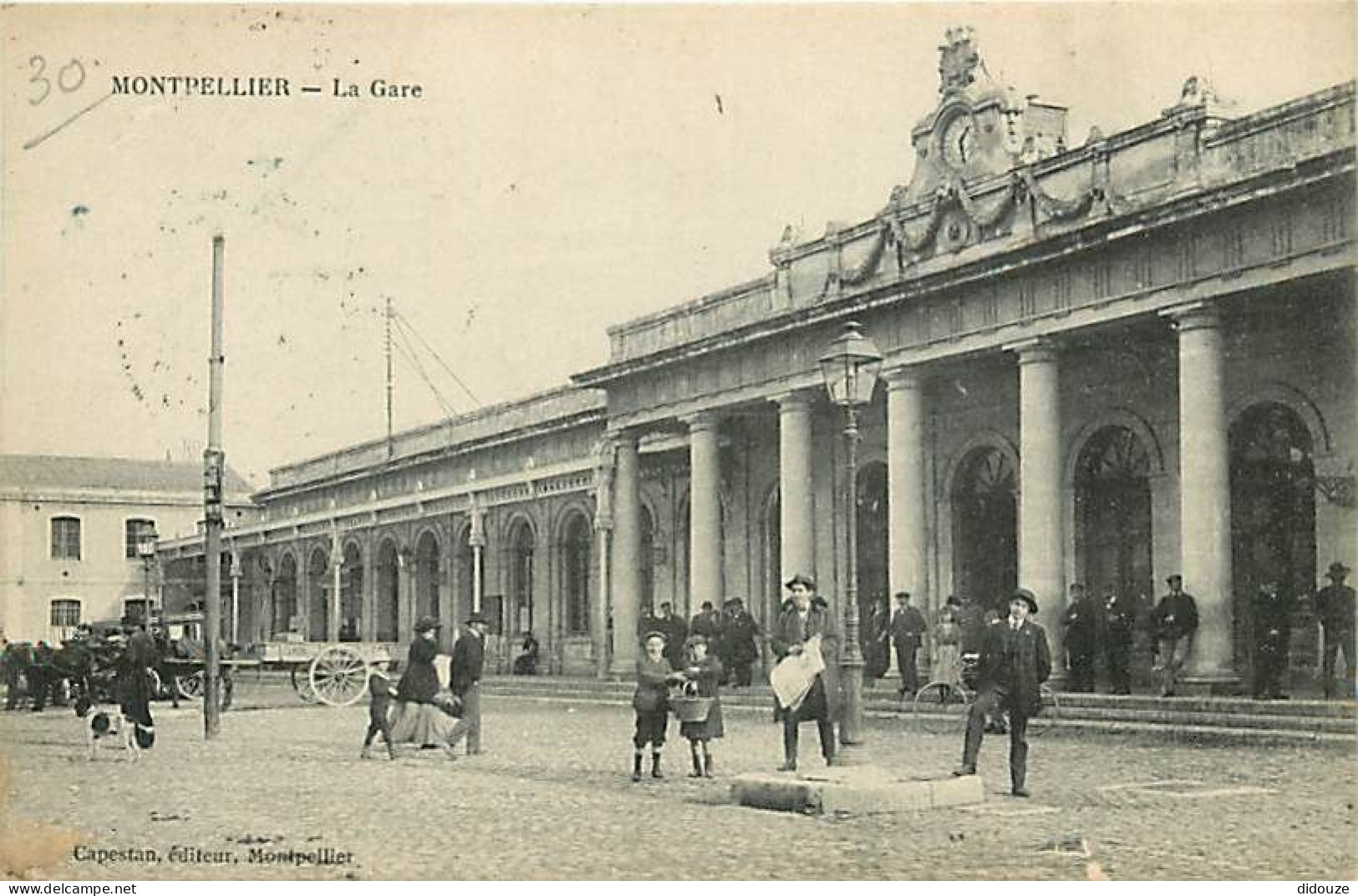 34 - Montpellier - La Gare - Animée - CPA - Voir Scans Recto-Verso - Montpellier