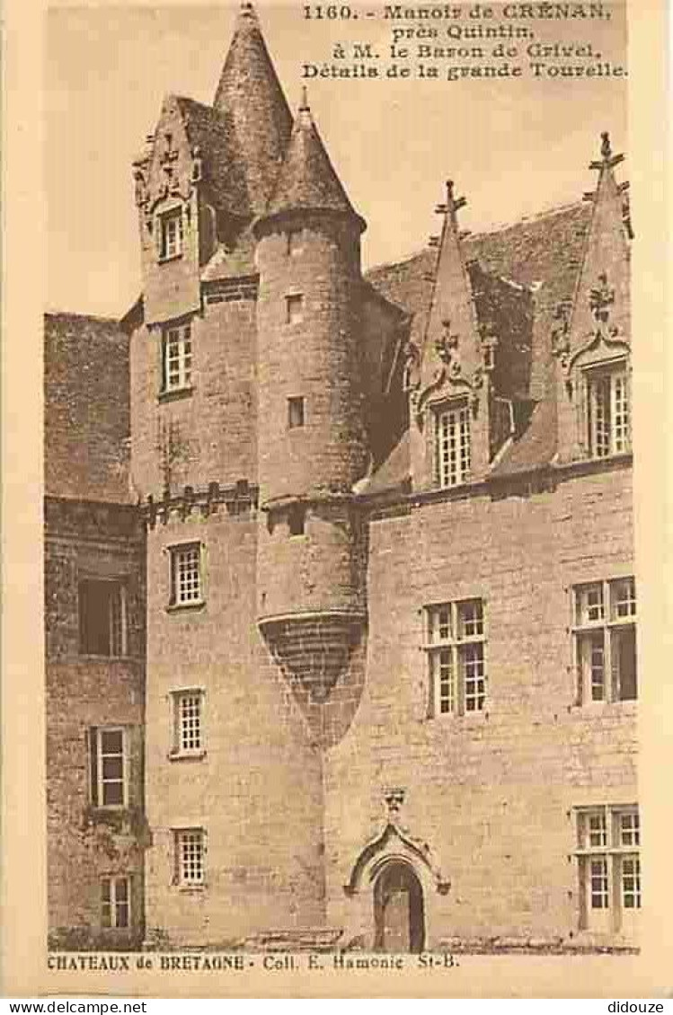 22 - Crénan - Manoir De Crénan Près De Quintin - Détail De La Grande Tourelle - Carte Neuve - CPA - Voir Scans Recto-Ver - Autres & Non Classés