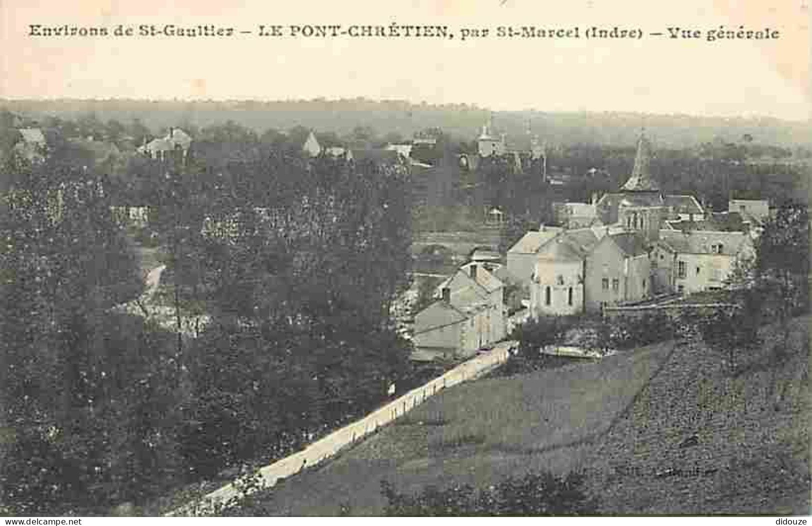 36 - Le Pont Chrétien - Environs De St Gaultier - Vue Générale - CPA - Voir Scans Recto-Verso - Other & Unclassified