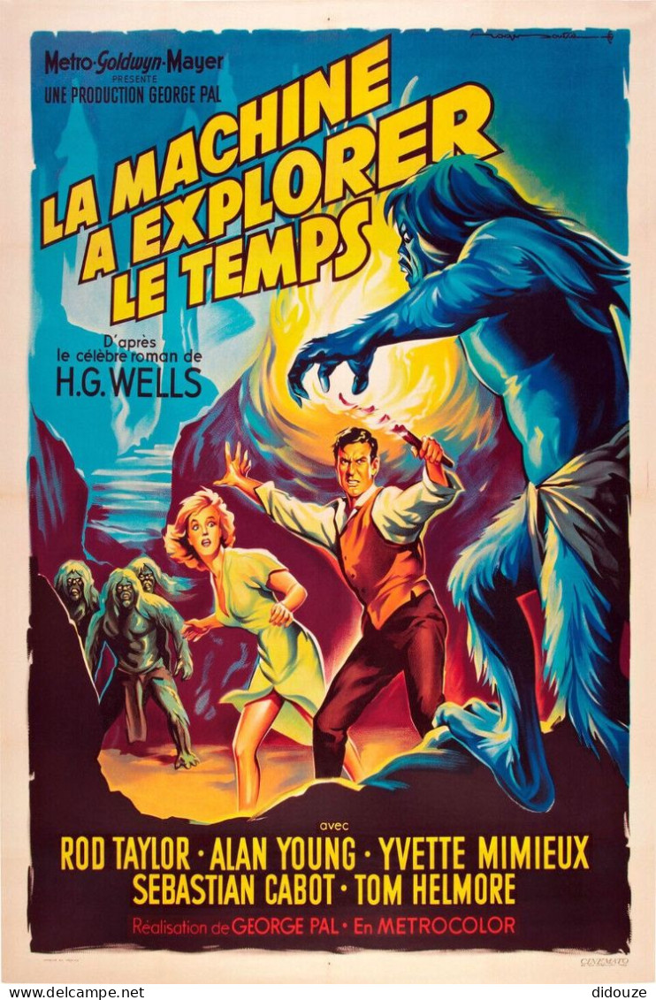 Cinema - La Machine à Explorer Le Temps - Illustration Vintage - Affiche De Film - CPM - Carte Neuve - Voir Scans Recto- - Affiches Sur Carte