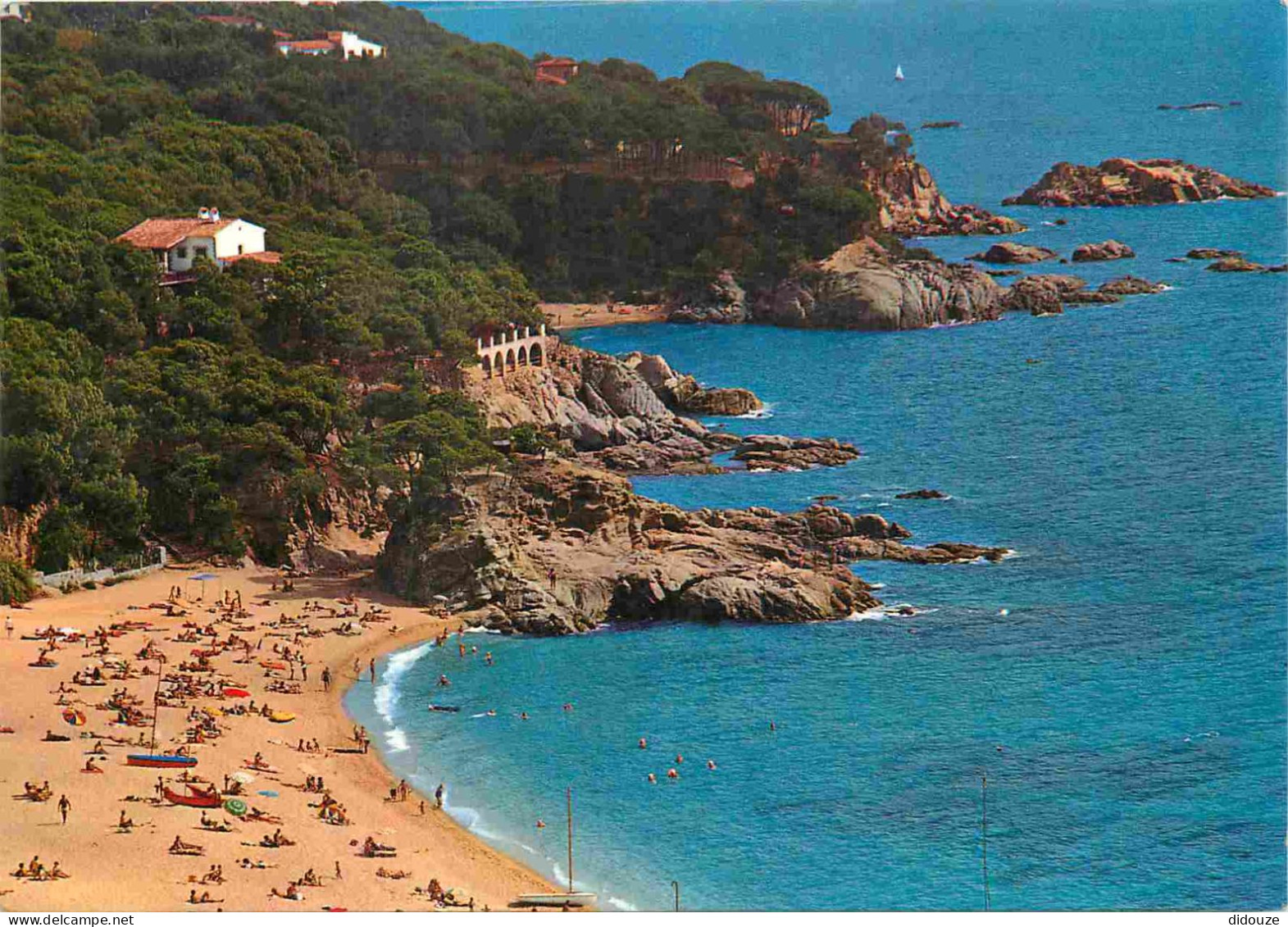 Espagne - Espana - Cataluna - Costa Brava - Playa De Aro - Playa D'en Rovira Y Sa Cova - Vista Aérea - Vue Aérienne - CP - Gerona