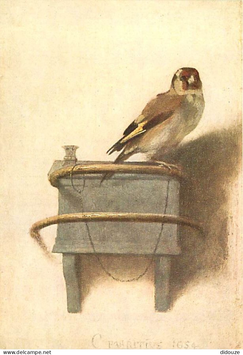 Art - Peinture - Carel Fabritius - Le Chardonneret - Het Puttertje - The Linnet - Oiseaux - CPM - Carte Neuve - Voir Sca - Paintings