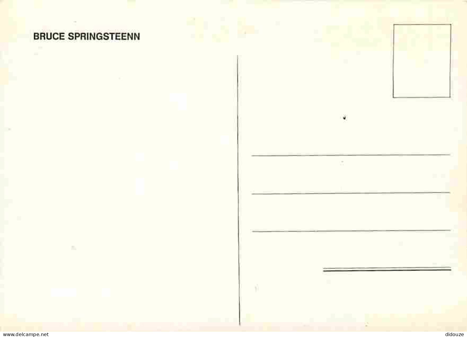 Musique - Bruce Springsteenn - CPM - Voir Scans Recto-Verso - Musique Et Musiciens