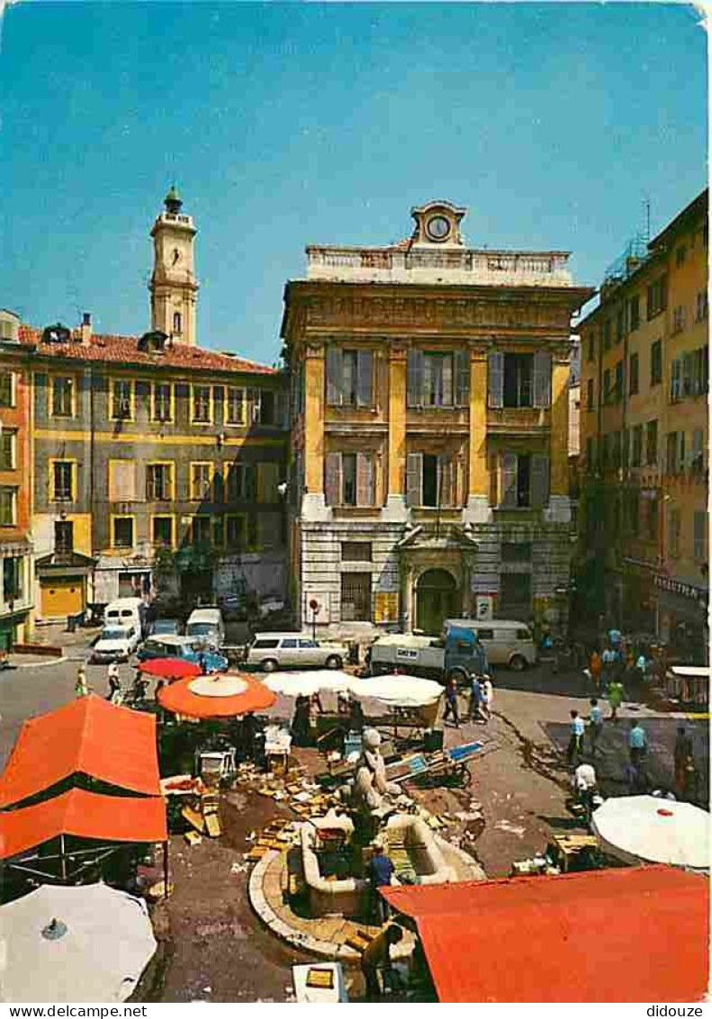 Marchés - Nice - Marché Aux Poissons De La Place St Rançois Et La Bourse Du Travail - CPM - Voir Scans Recto-Verso - Marktplaatsen