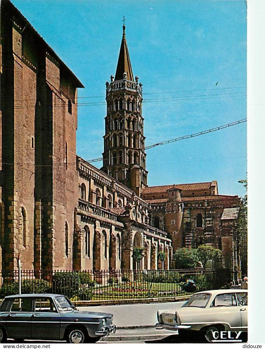 Automobiles - Toulouse - La Basilique Saint Sernin - CPM - Voir Scans Recto-Verso - Voitures De Tourisme