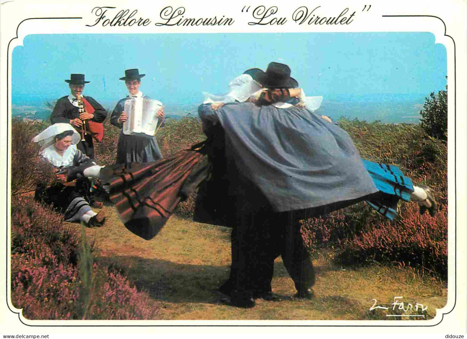 87 - La Croisille Sur Briance - Groupe Folklorique Lou Viroulet - Folklore - Scène Et Types - Danse - CPM - Carte Neuve  - Other & Unclassified